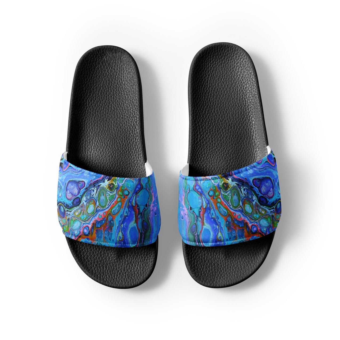 Women's Slides - Fluid Art Design - FA-011A-2