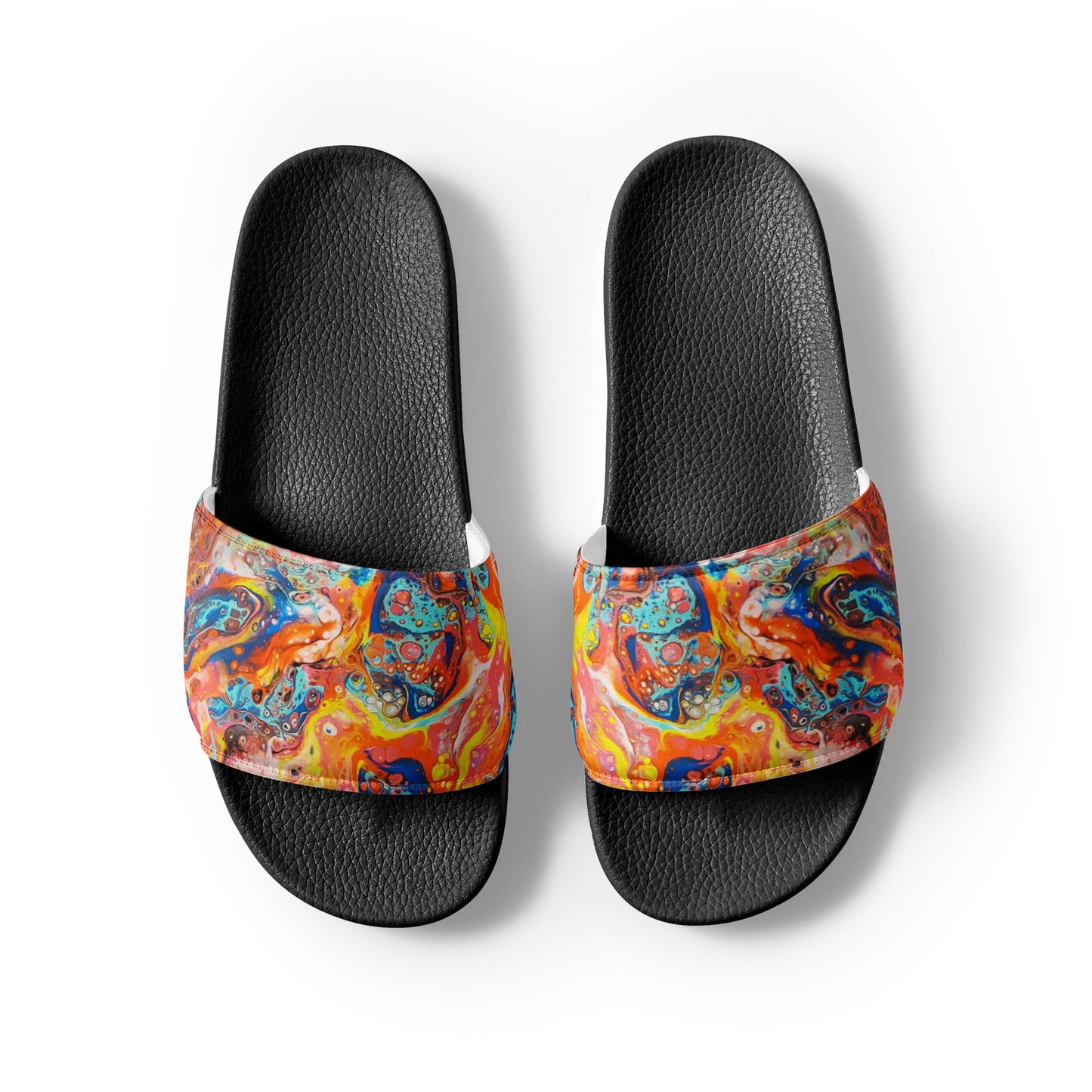 Women's Slides - Fluid Art Design - FA-008-1