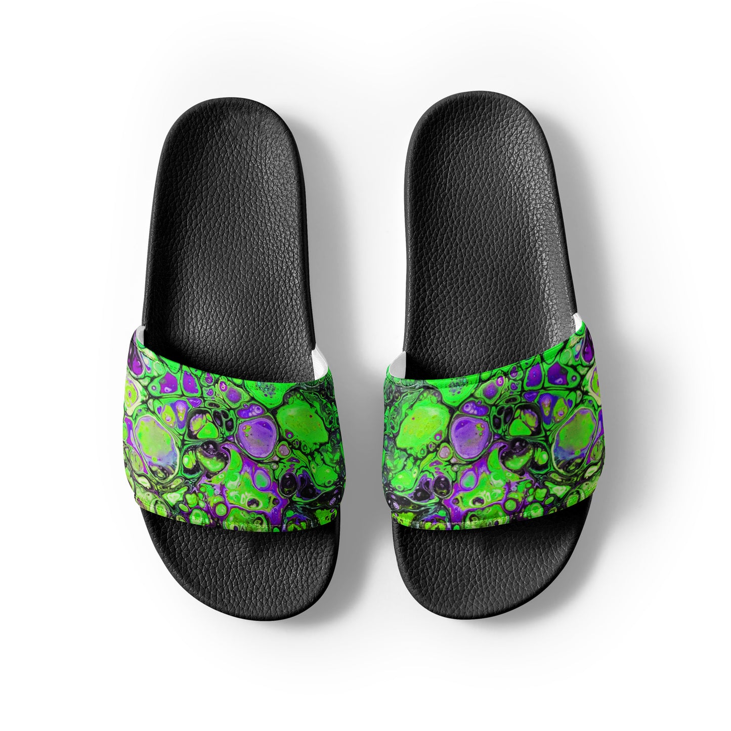 Women's Slides - Fluid Art Design - FA-007B-2