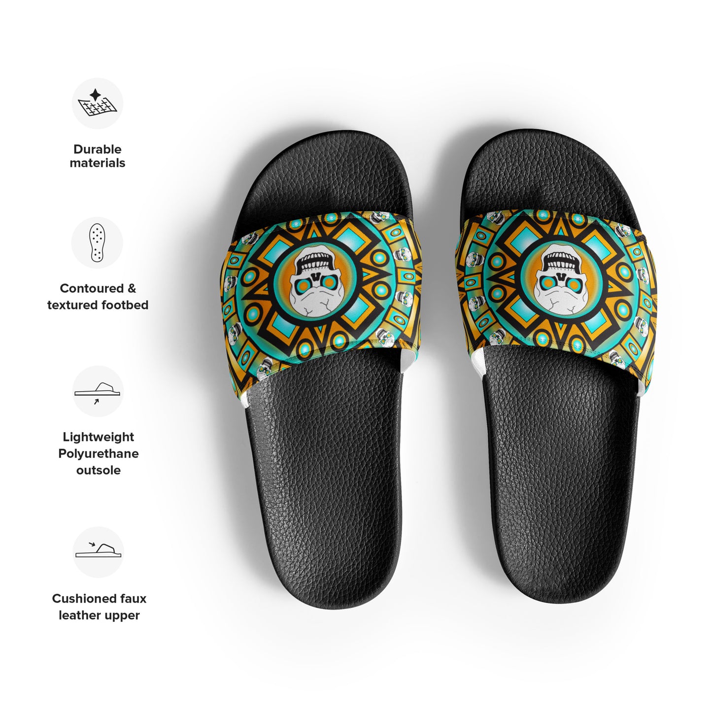 Women's Slides - Skull Design - SW-001H