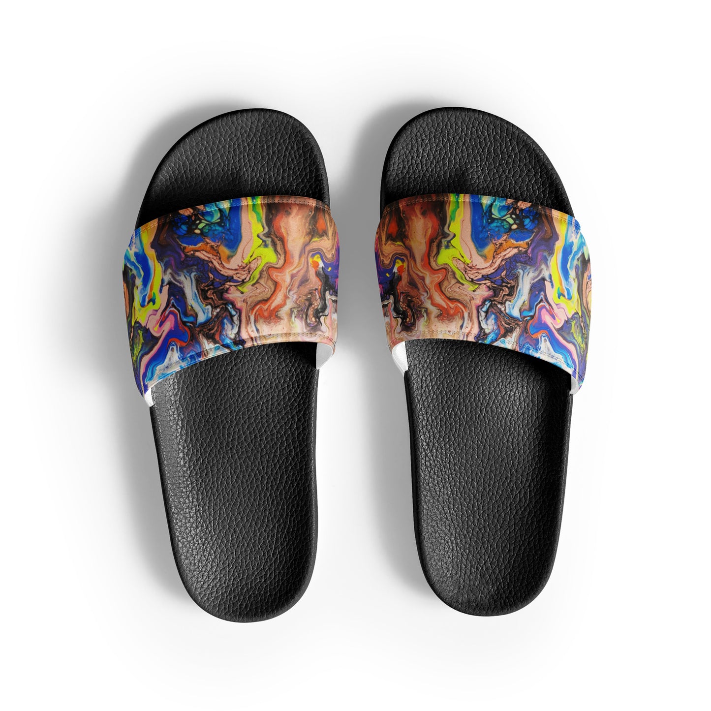 Women's Slides - Fluid Art Design - FA-019B