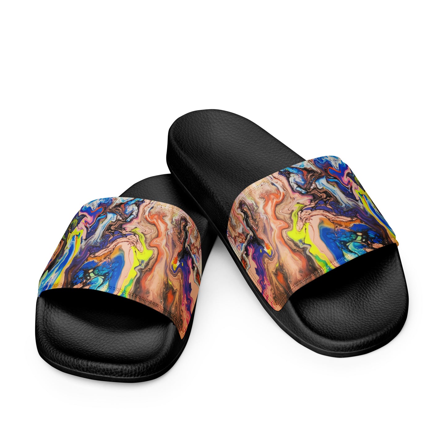 Women's Slides - Fluid Art Design - FA-019B