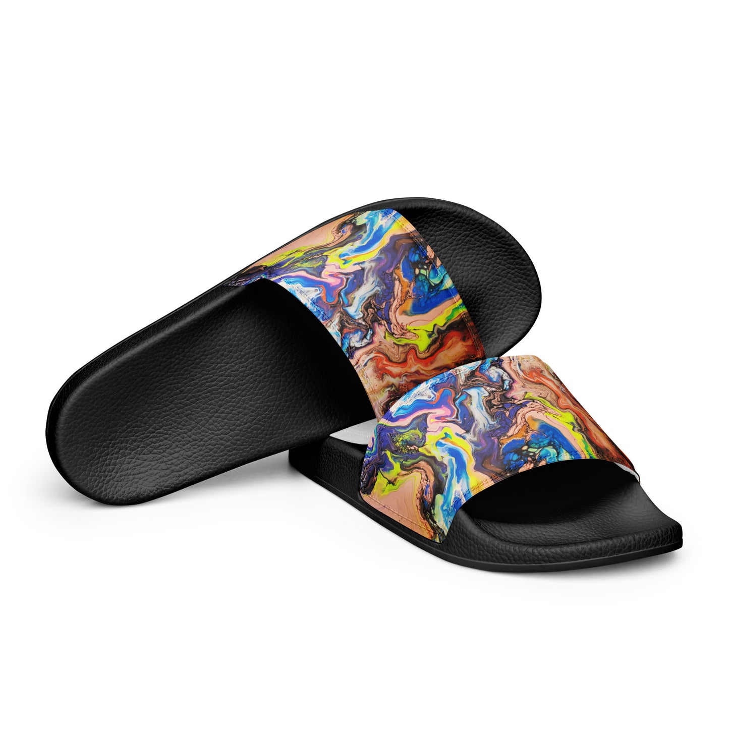 Women's Slides - Fluid Art Design - FA-019B