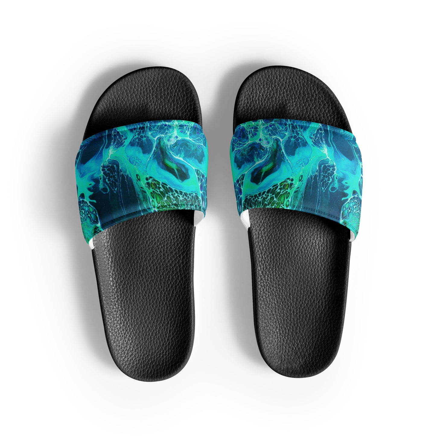 Women's Slides - Fluid Art Design - FA-012B-2