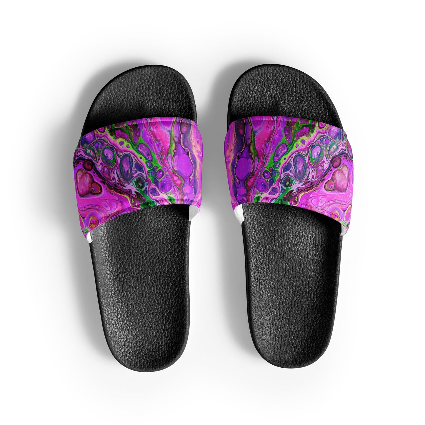 Women's Slides - Fluid Art Design - FA-011D-1