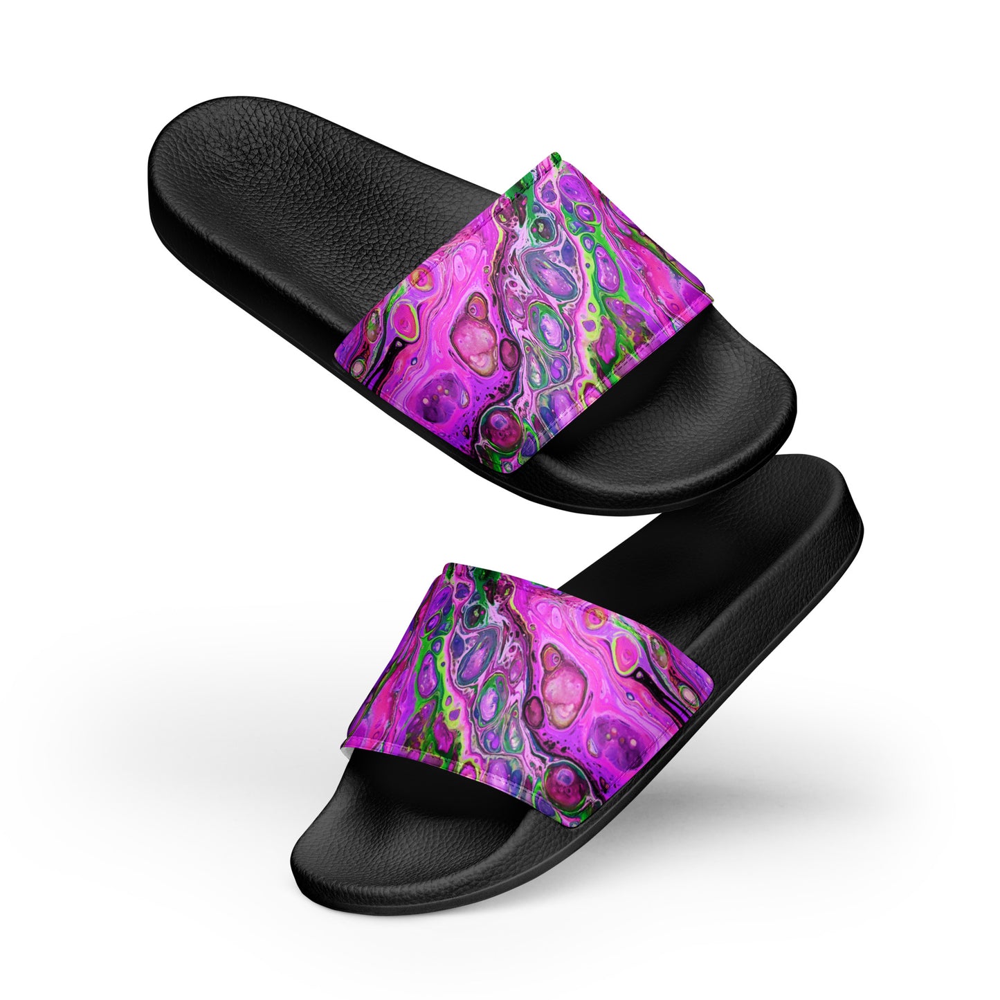 Women's Slides - Fluid Art Design - FA-011D-1