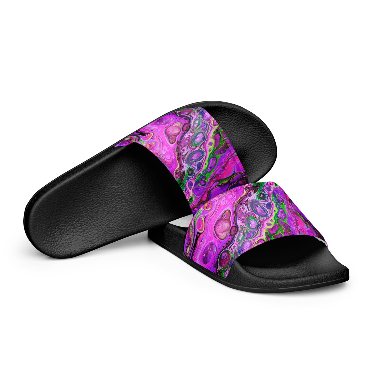 Women's Slides - Fluid Art Design - FA-011D-1