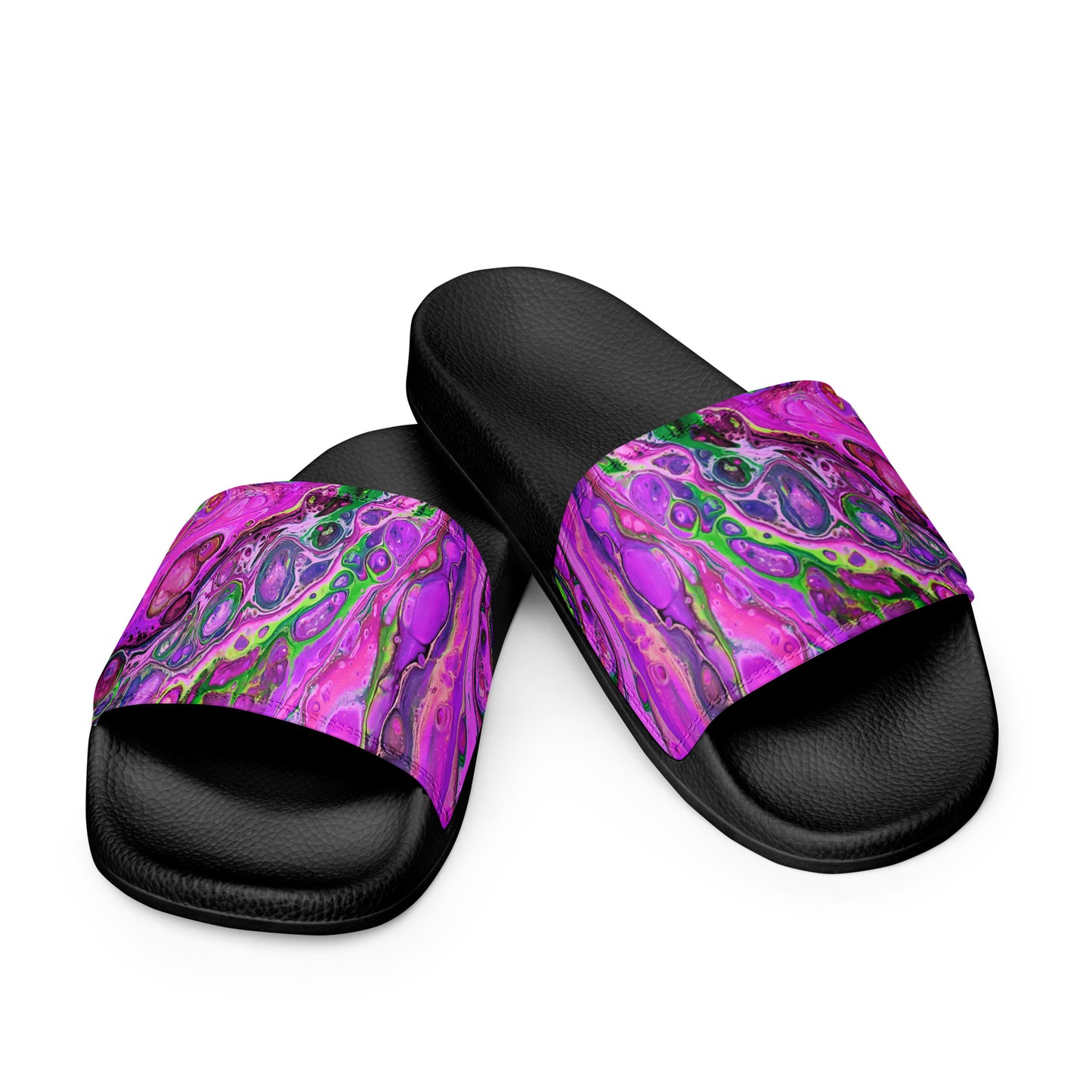 Women's Slides - Fluid Art Design - FA-011D-1