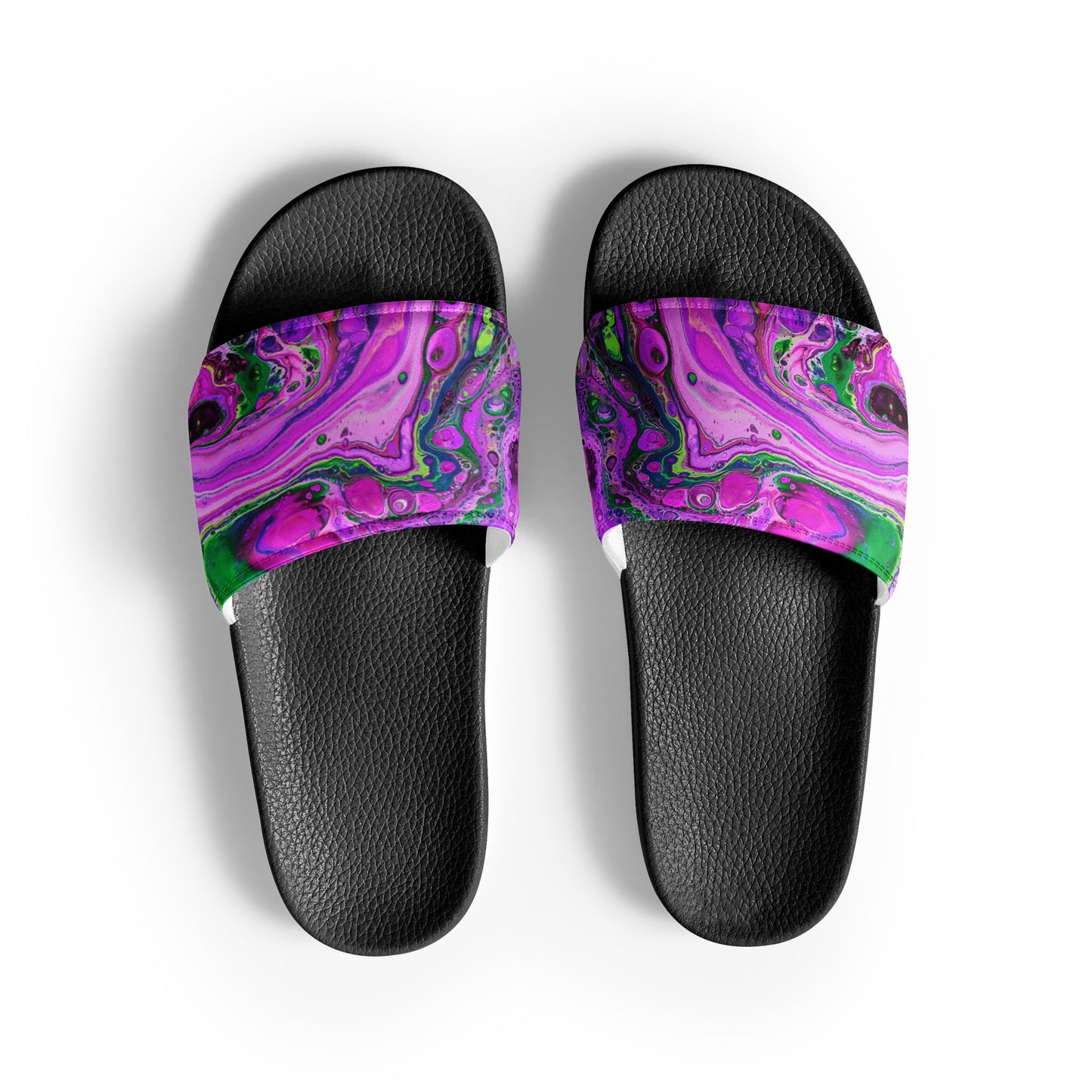 Women's Slides - Fluid Art Design - FA-011D-2