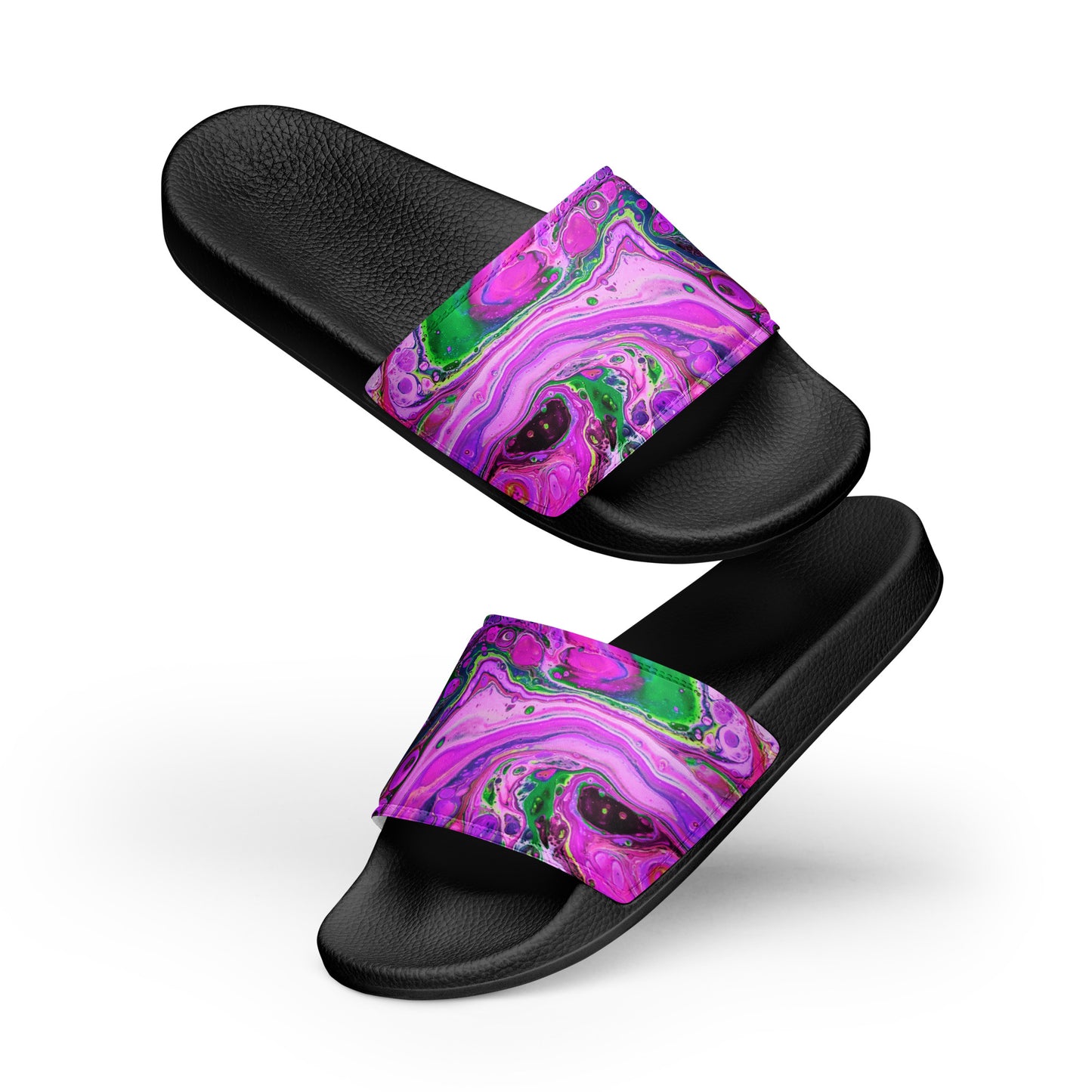 Women's Slides - Fluid Art Design - FA-011D-2