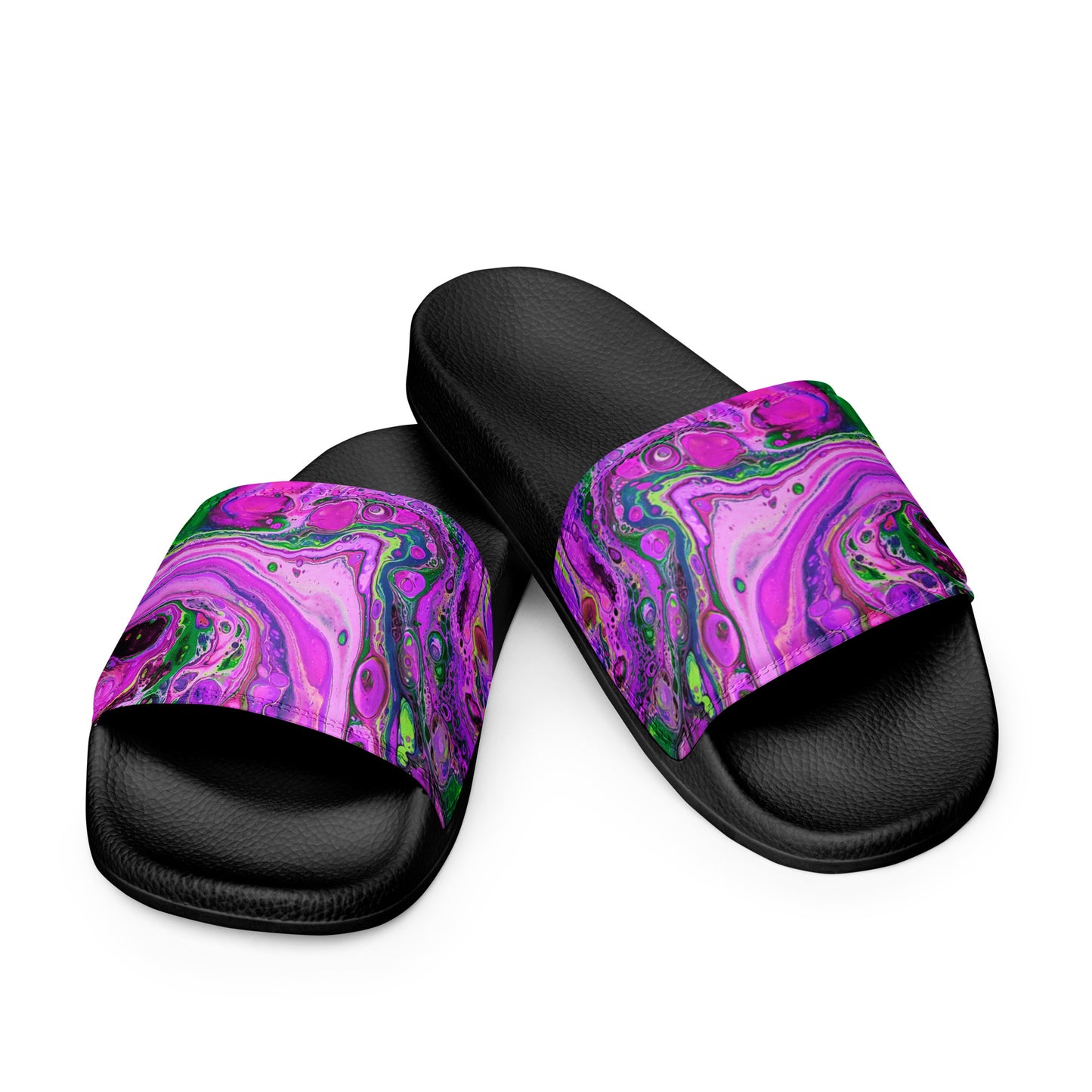 Women's Slides - Fluid Art Design - FA-011D-2