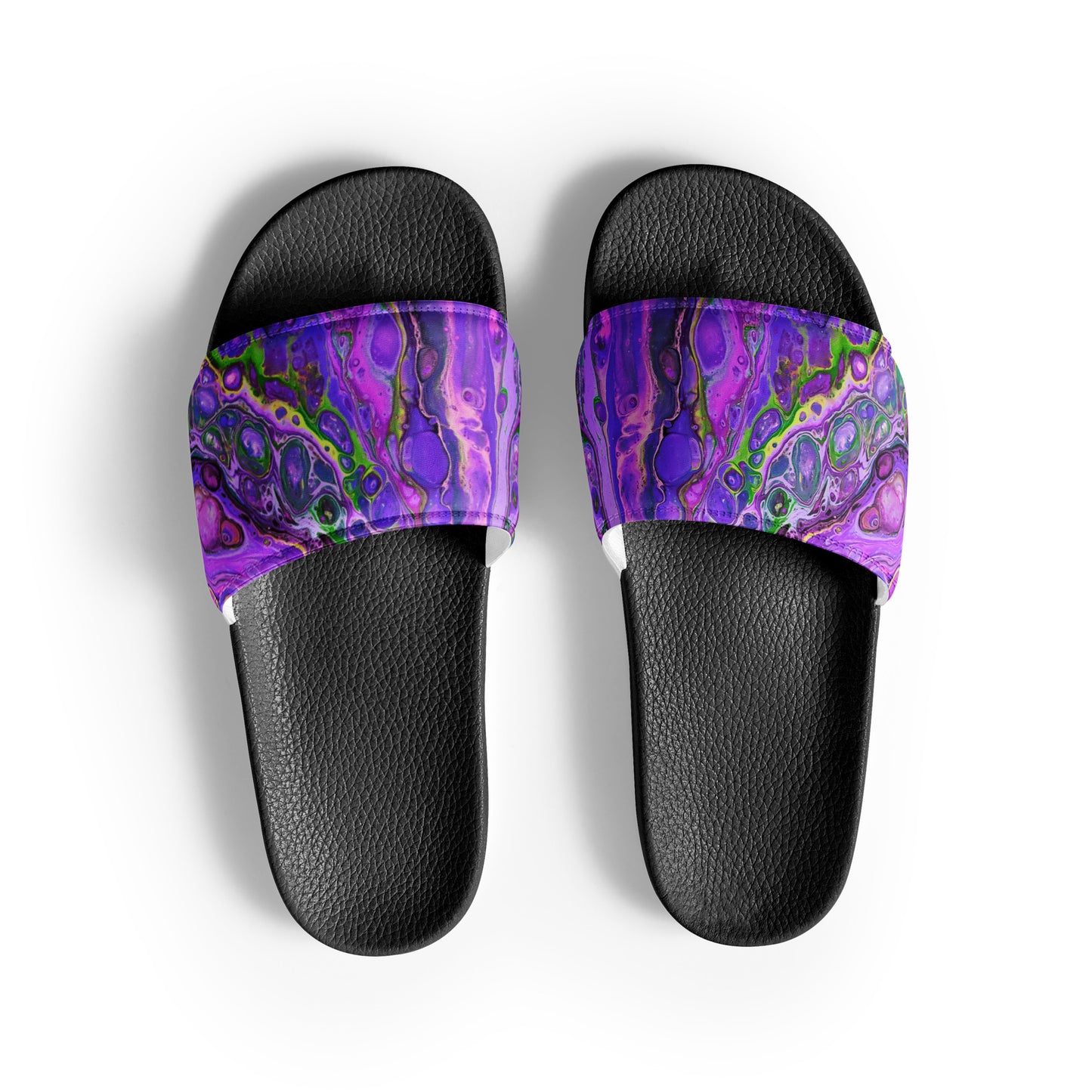 Women's Slides - Fluid Art Design - FA-011C-2