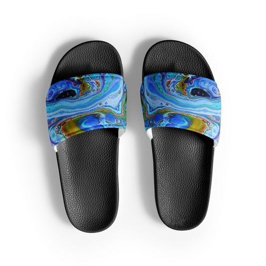 Women's Slides - Fluid Art Design - FA-011A-1