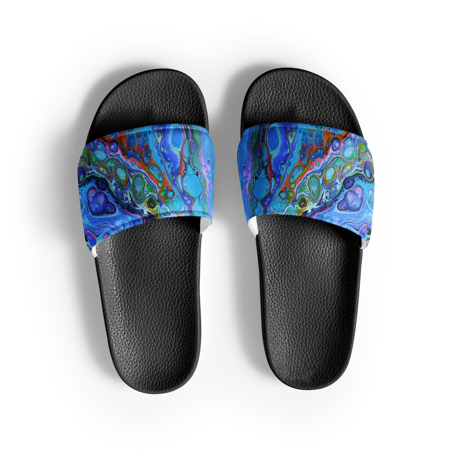 Women's Slides - Fluid Art Design - FA-011A-2