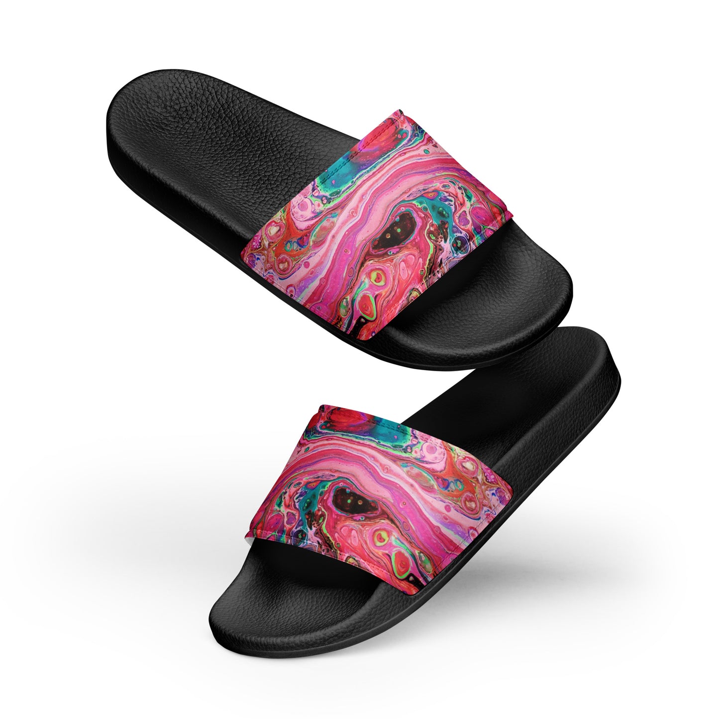 Women's Slides - Fluid Art Design - FA-011-1