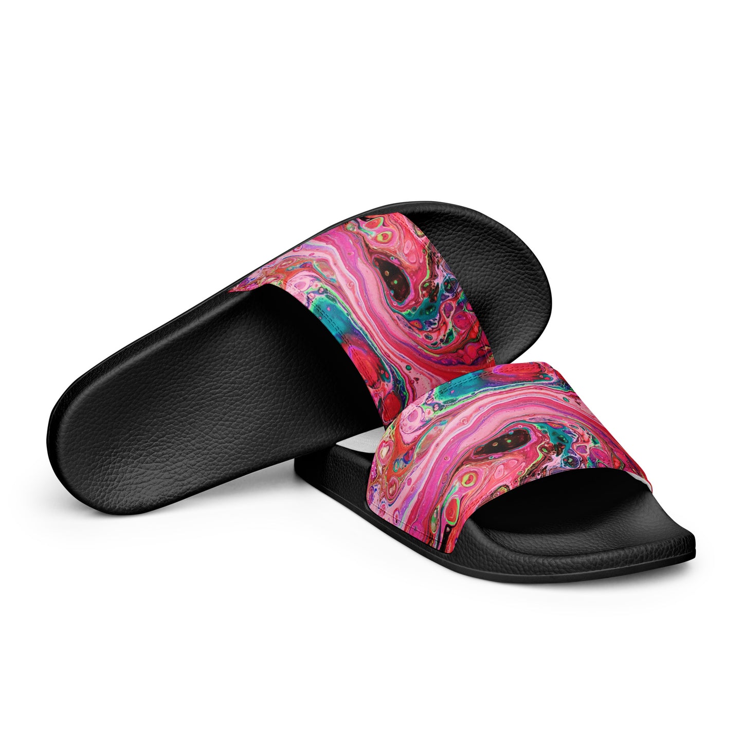 Women's Slides - Fluid Art Design - FA-011-1