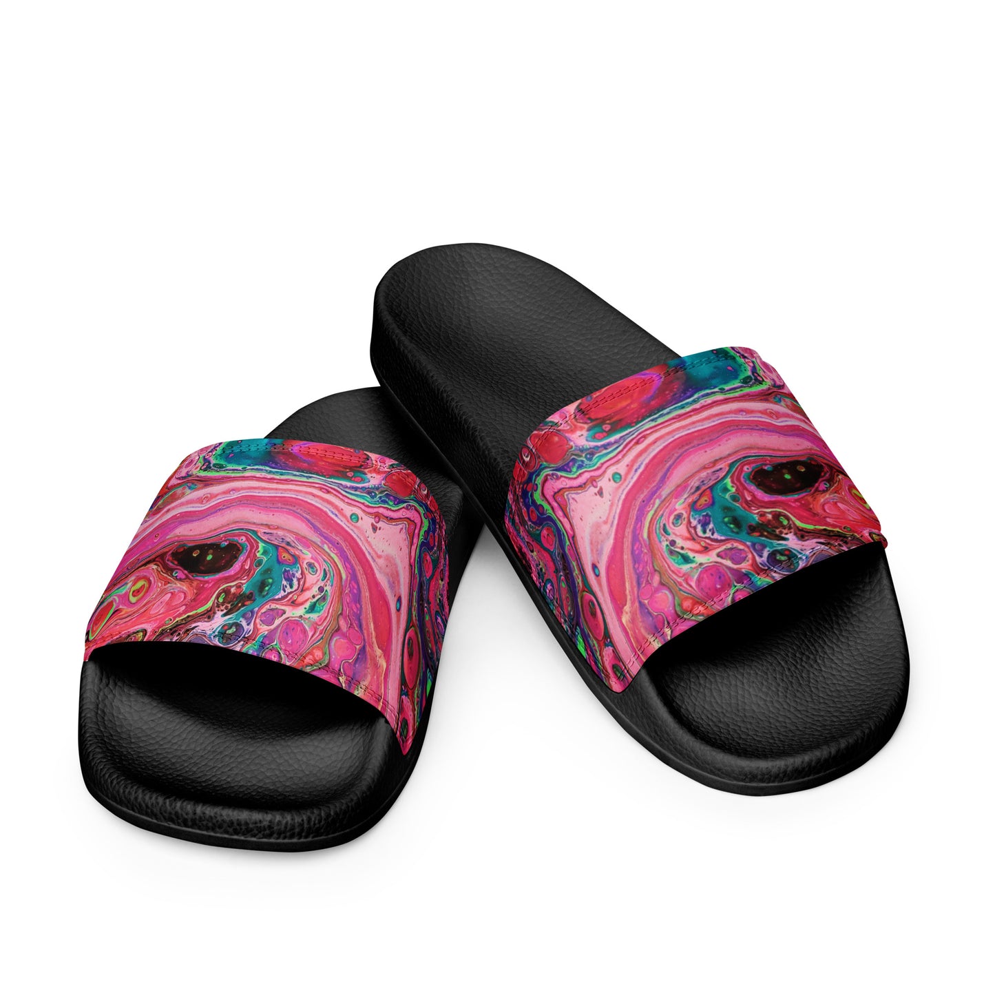 Women's Slides - Fluid Art Design - FA-011-1