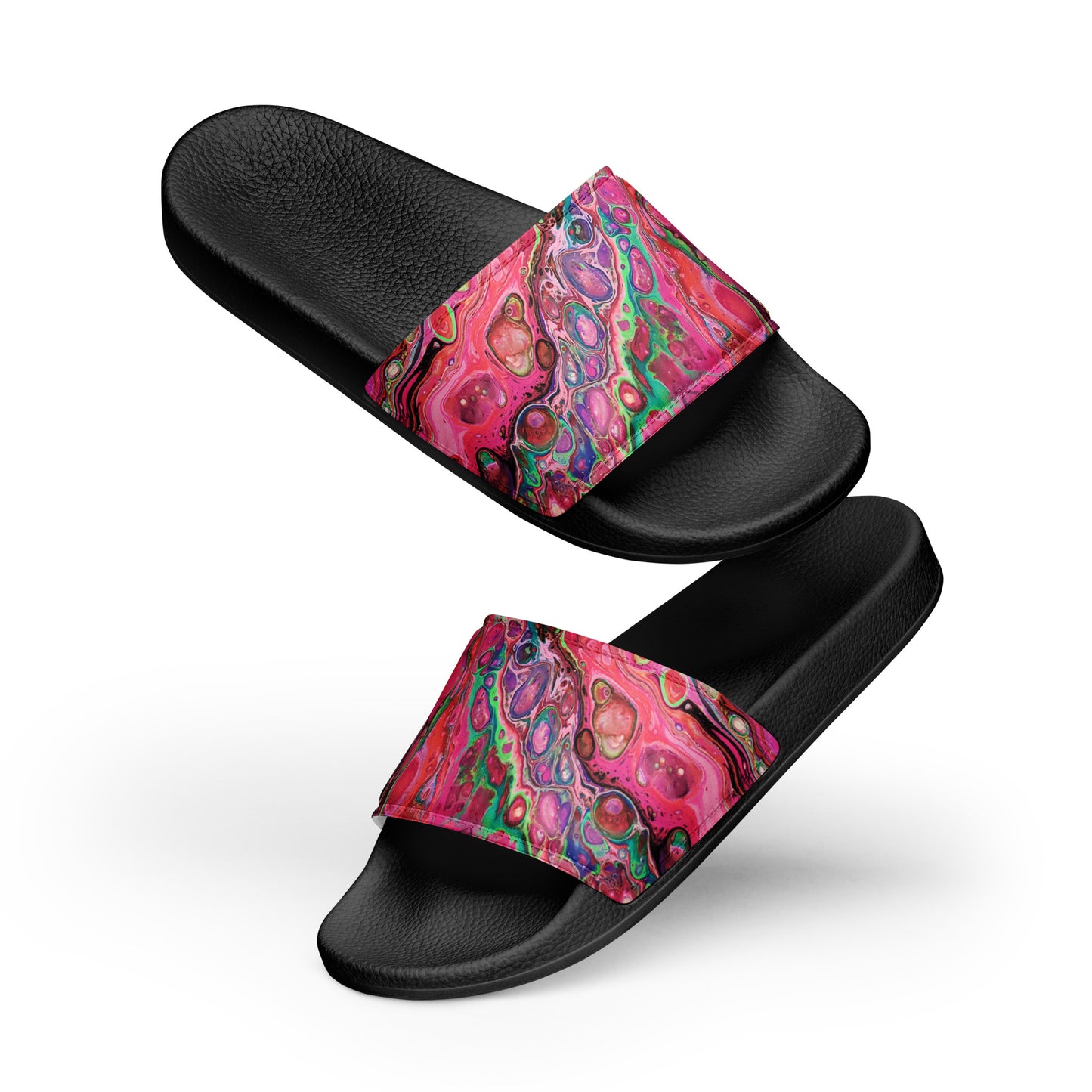 Women's Slides - Fluid Art Design - FA-011-2