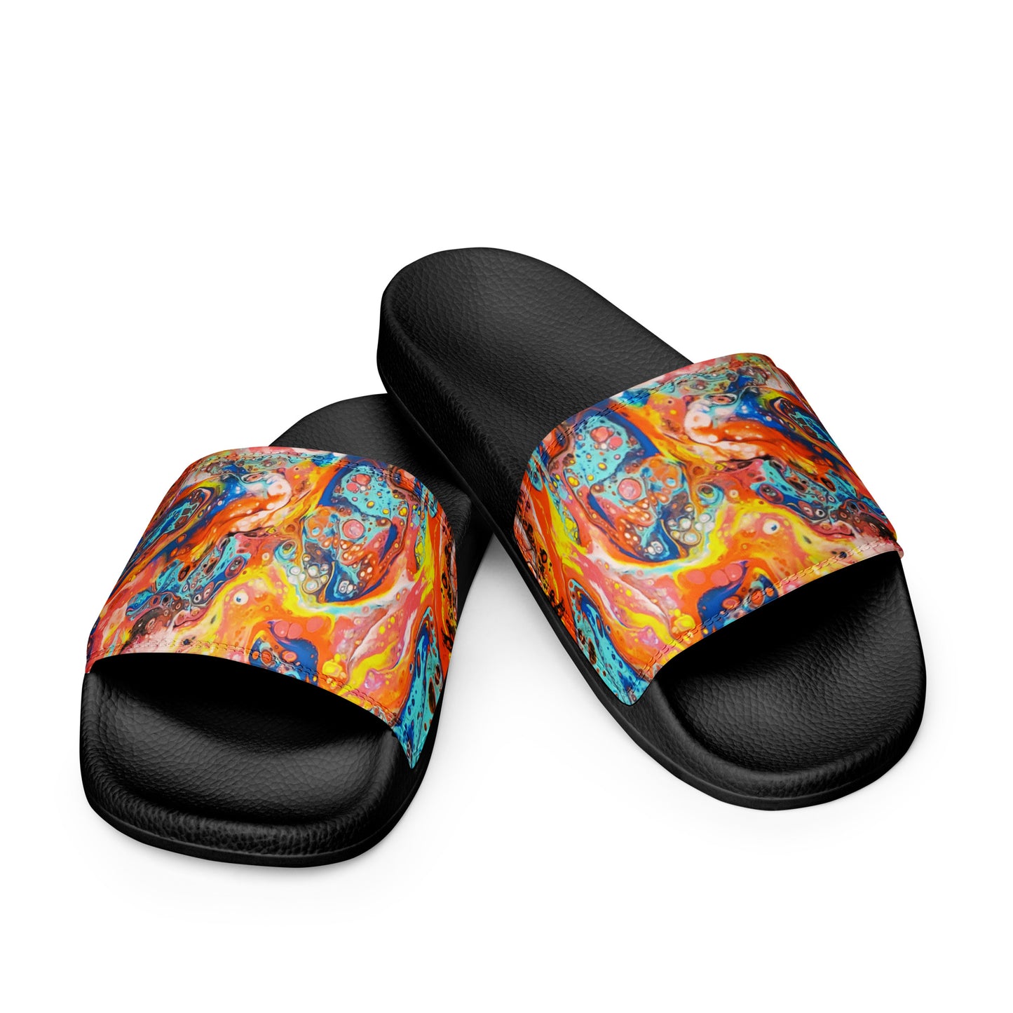 Women's Slides - Fluid Art Design - FA-008-1