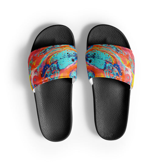 Women's Slides - Fluid Art Design - FA-008-2