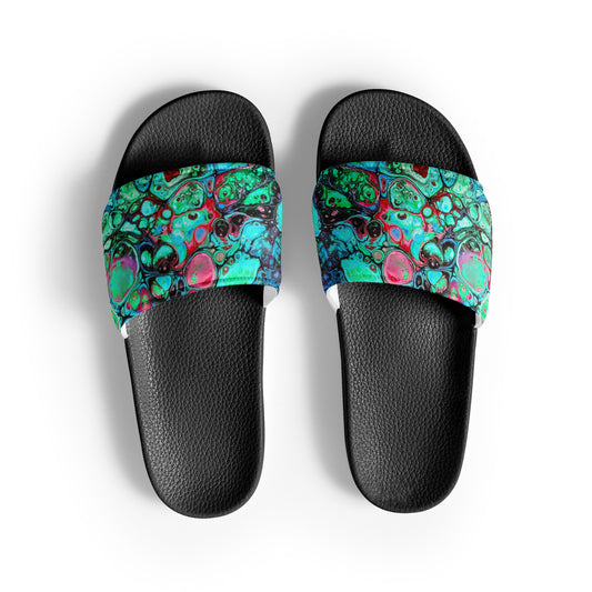 Women's Slides - Fluid Art Design - FA-007C-2