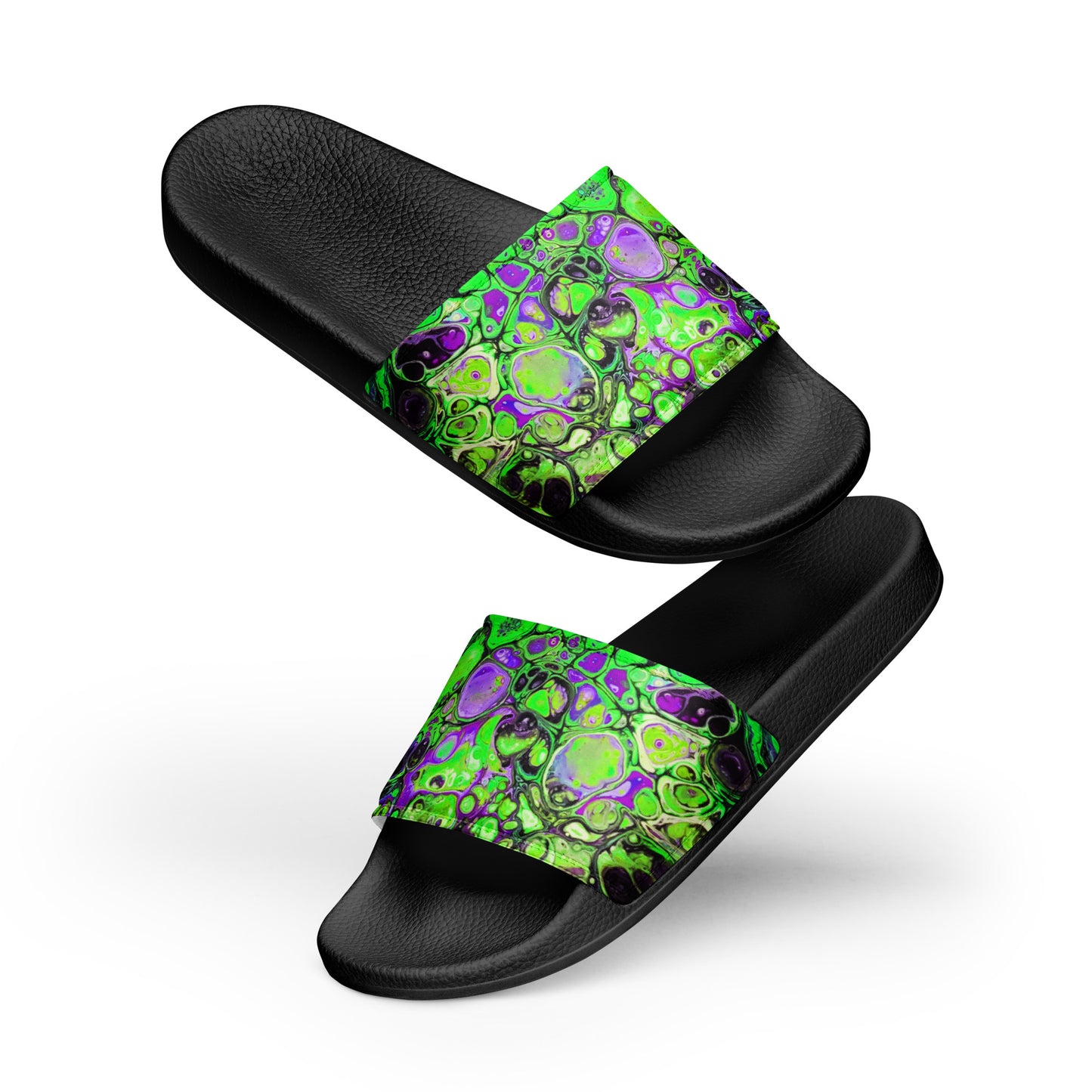 Women's Slides - Fluid Art Design - FA-007B-2