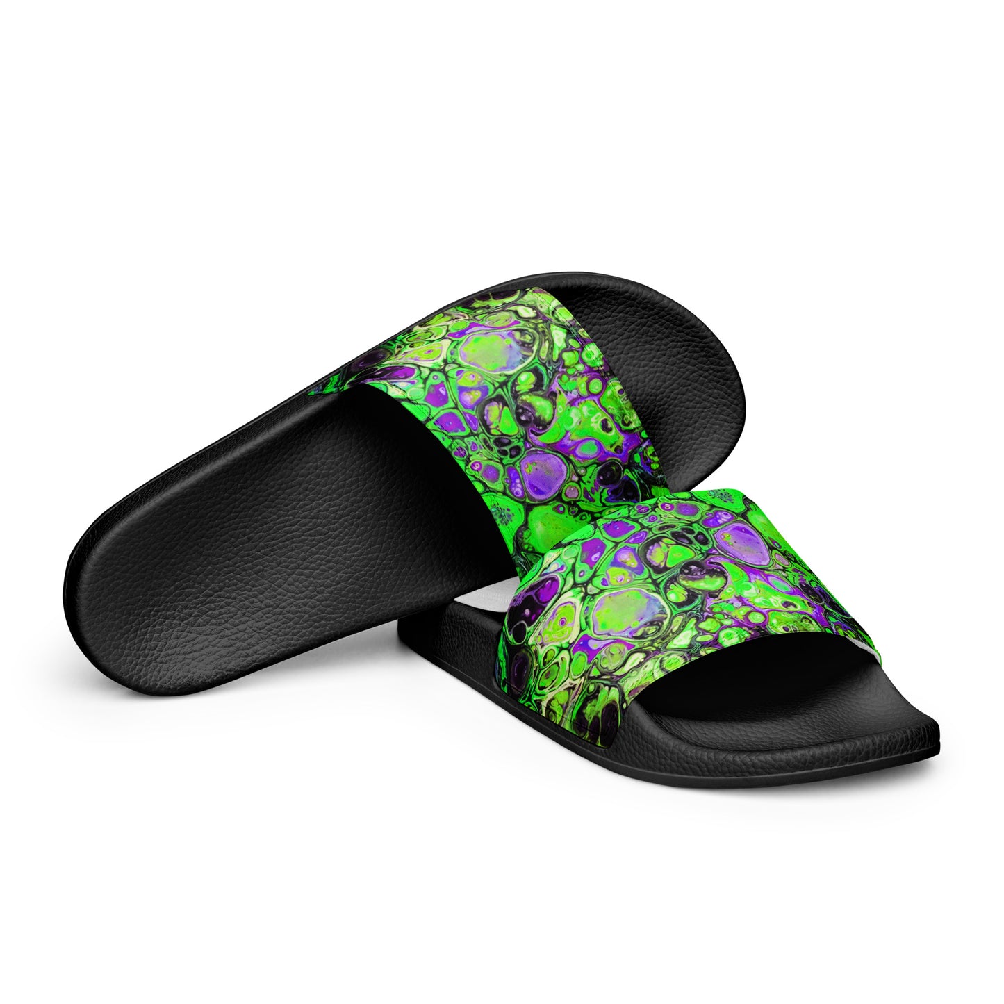 Women's Slides - Fluid Art Design - FA-007B-2