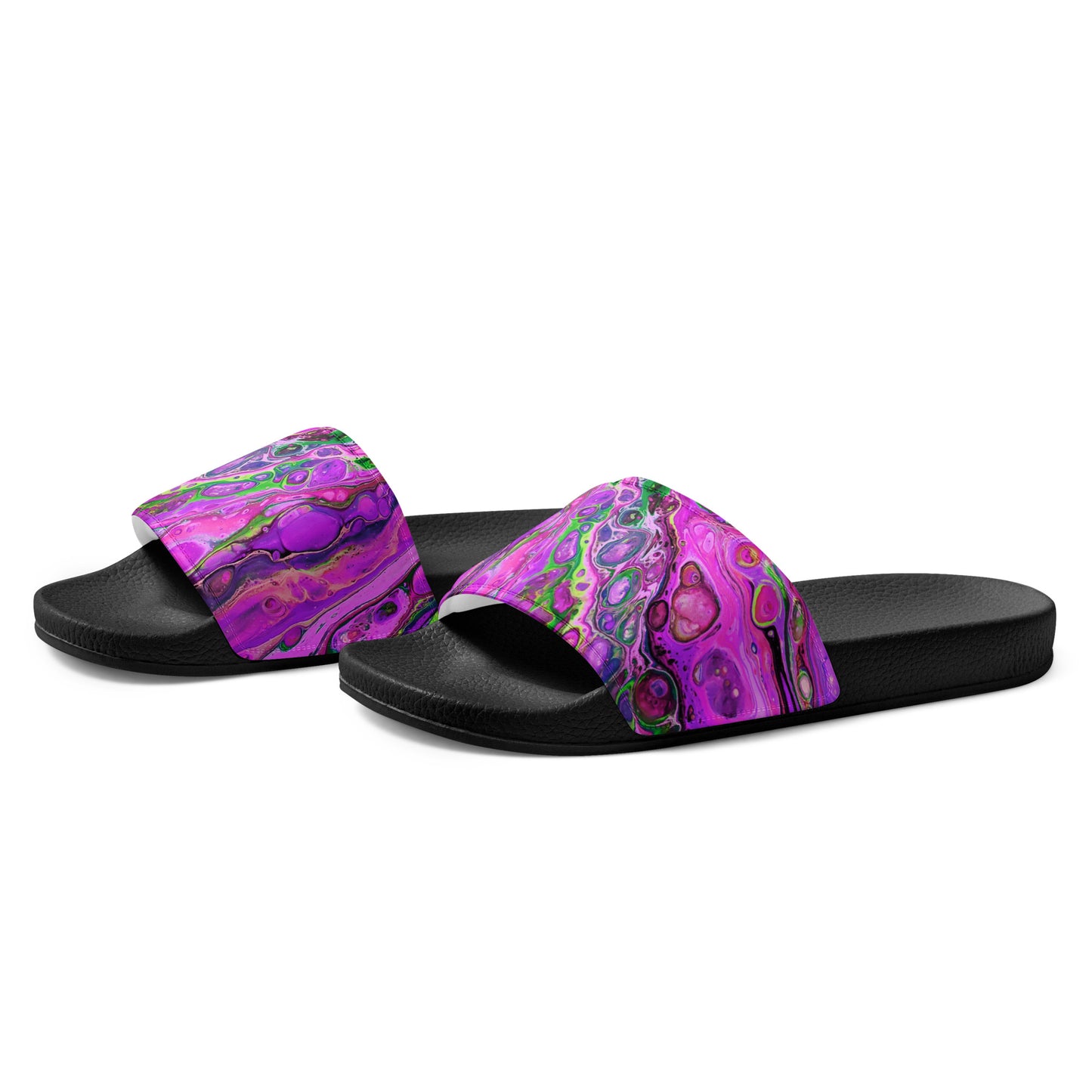 Women's Slides - Fluid Art Design - FA-011D-1