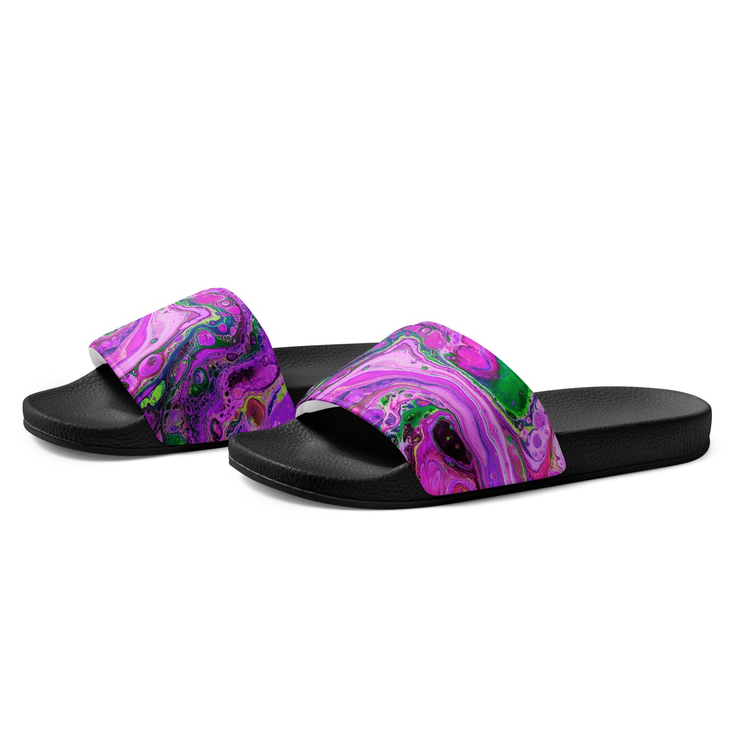 Women's Slides - Fluid Art Design - FA-011D-2