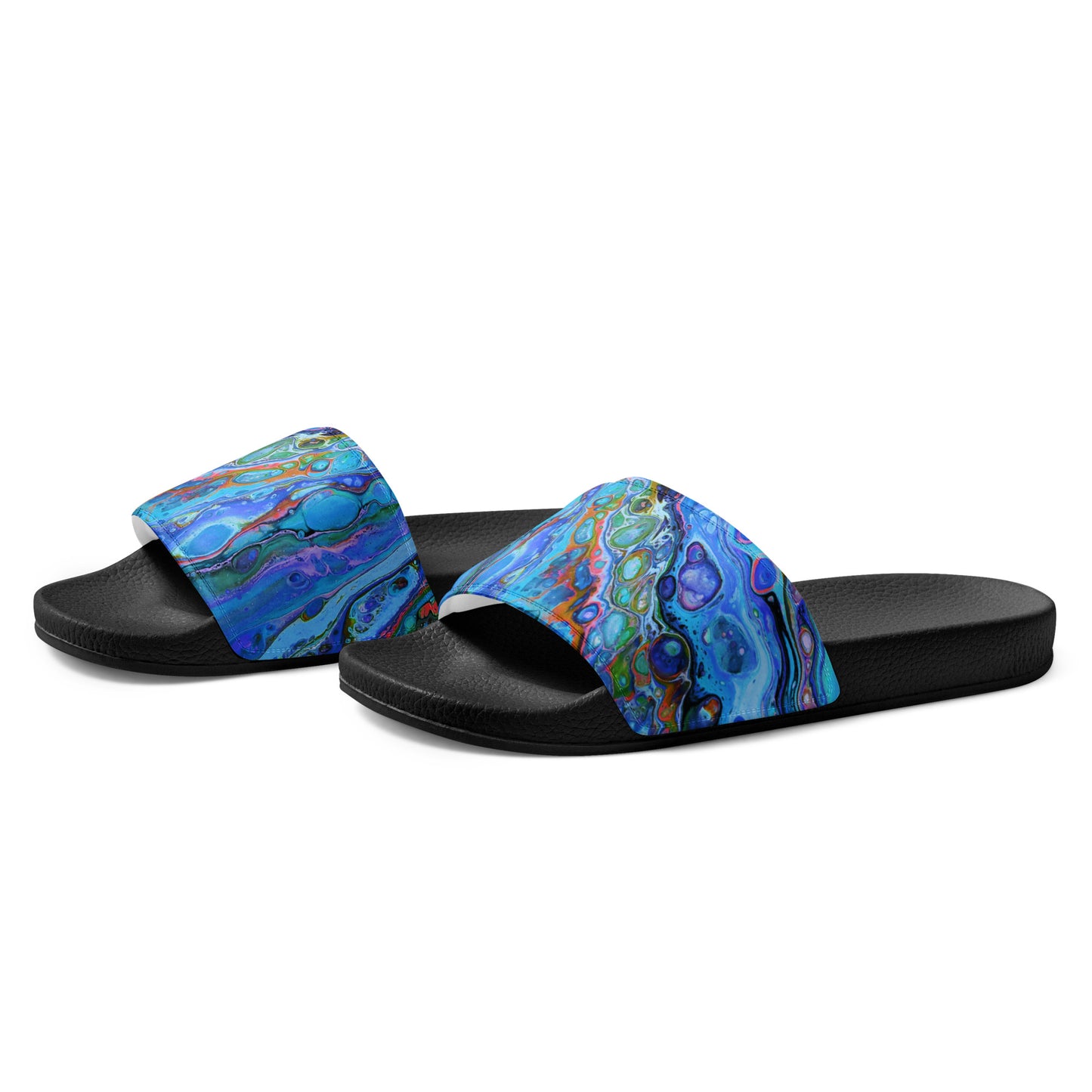 Women's Slides - Fluid Art Design - FA-011A-2