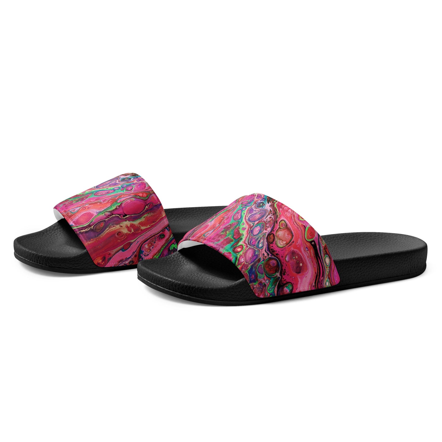 Women's Slides - Fluid Art Design - FA-011-2