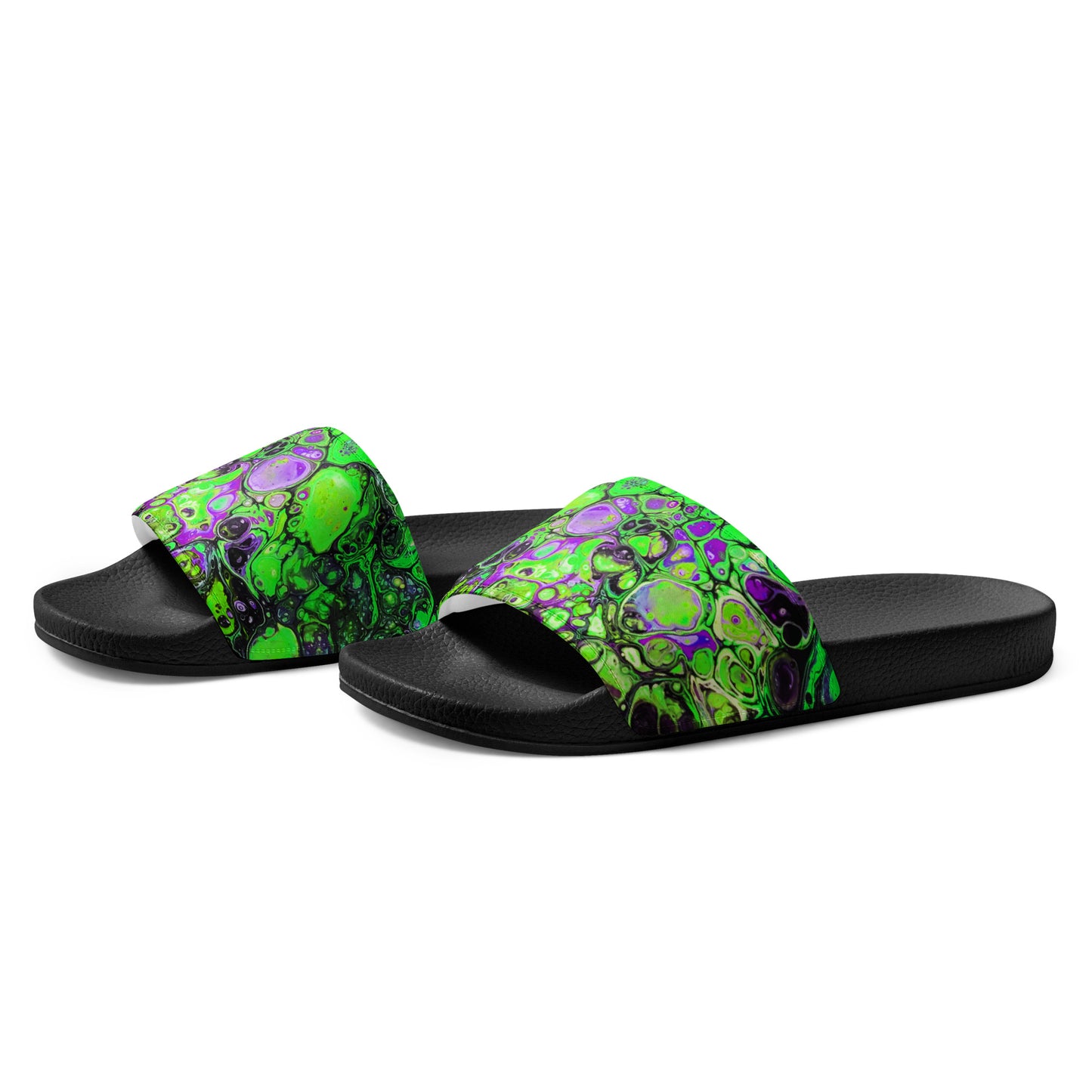 Women's Slides - Fluid Art Design - FA-007B-2