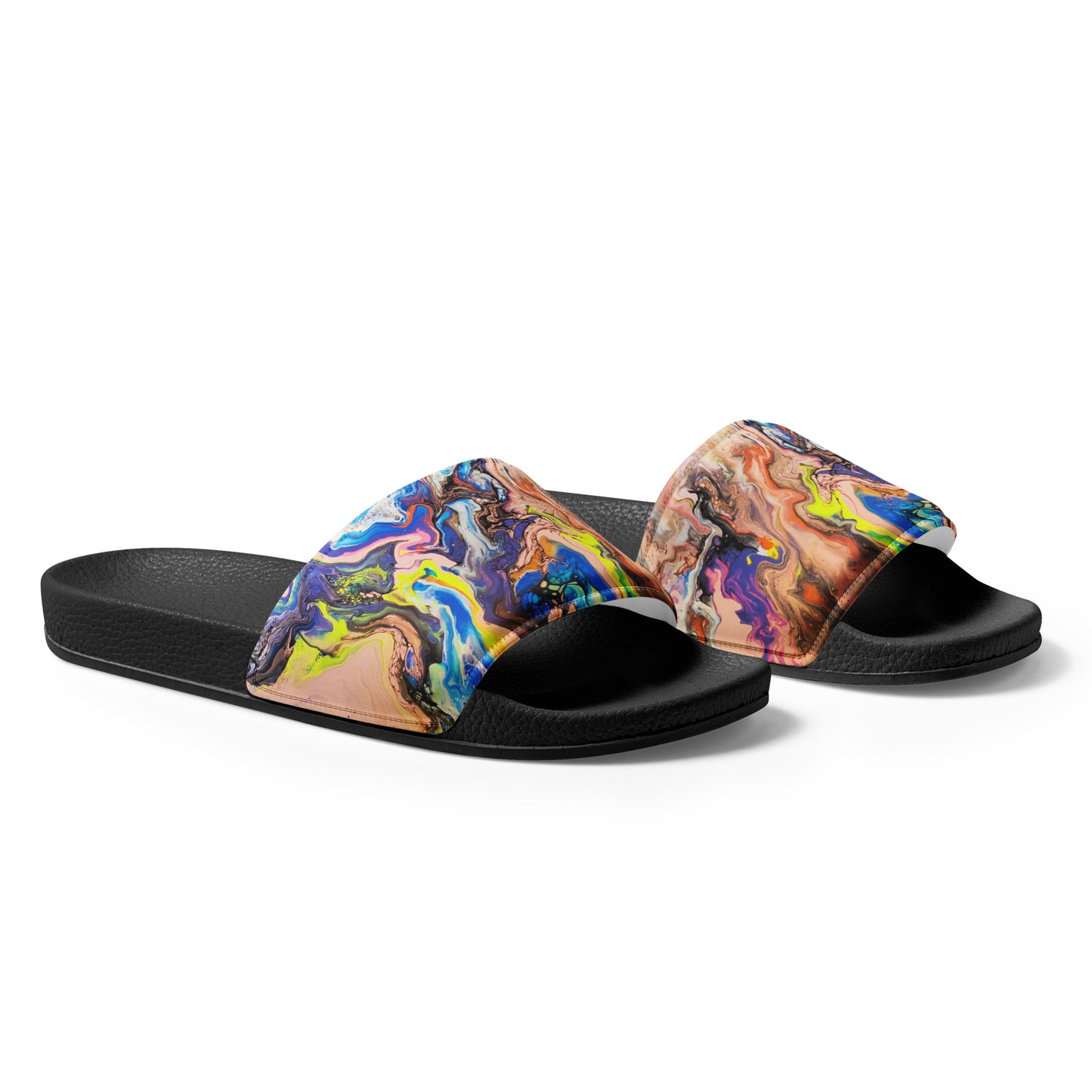 Women's Slides - Fluid Art Design - FA-019B