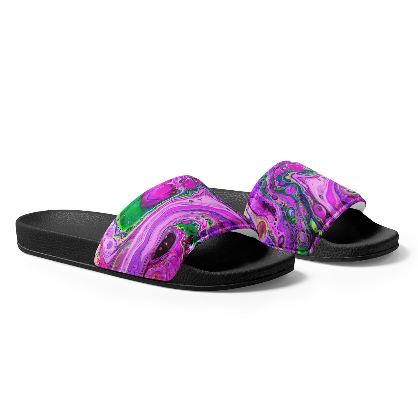 Women's Slides - Fluid Art Design - FA-011D-2