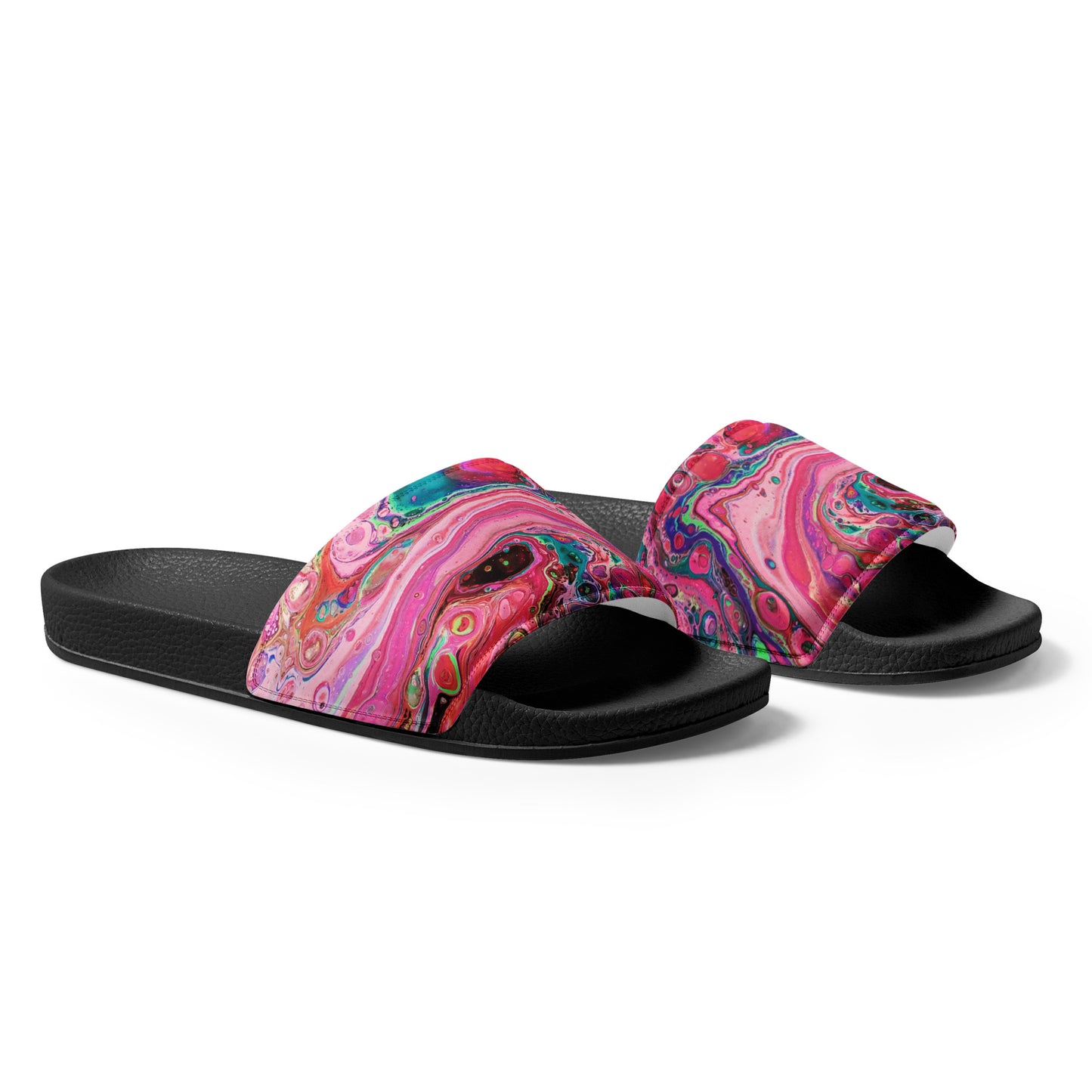 Women's Slides - Fluid Art Design - FA-011-1