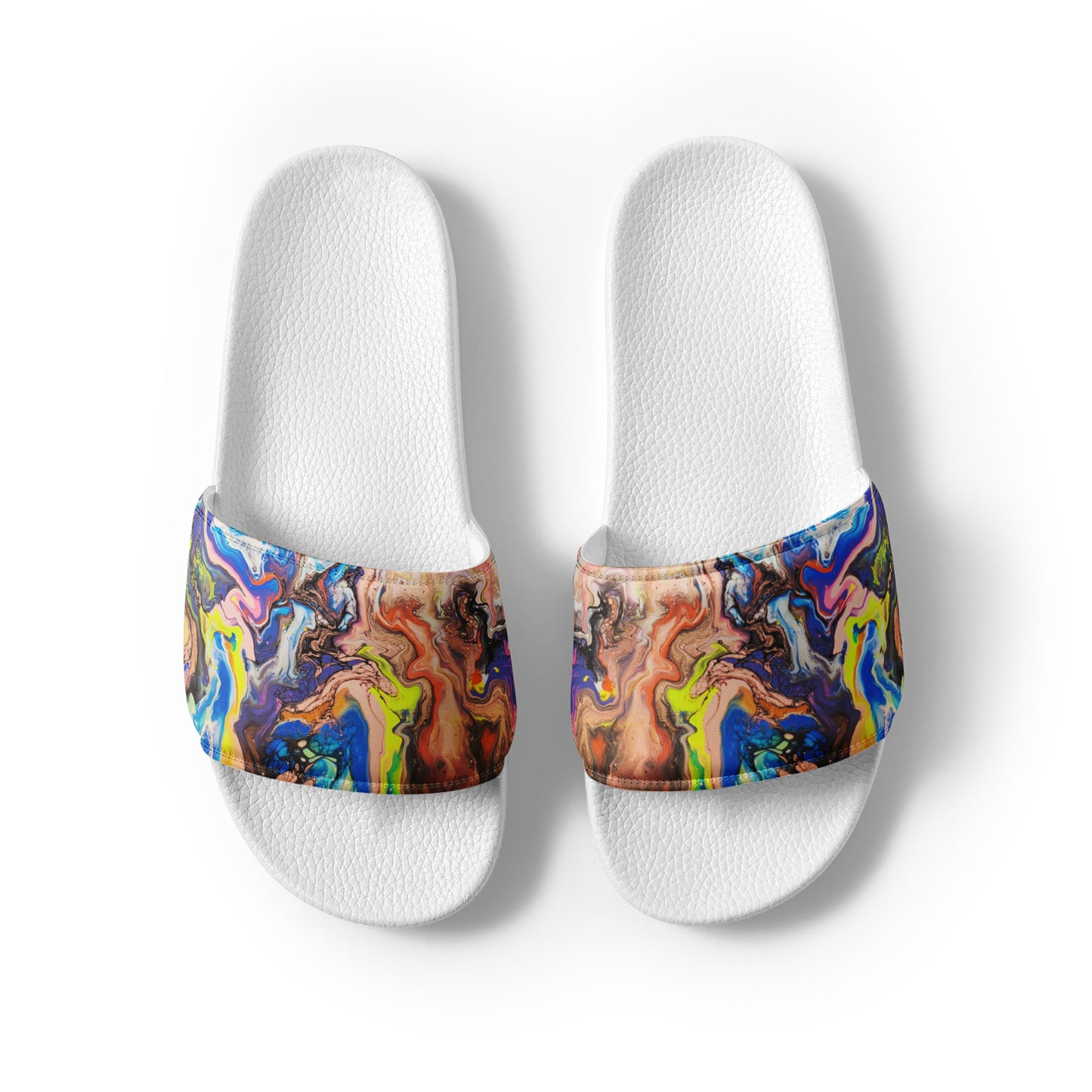 Women's Slides - Fluid Art Design - FA-019B