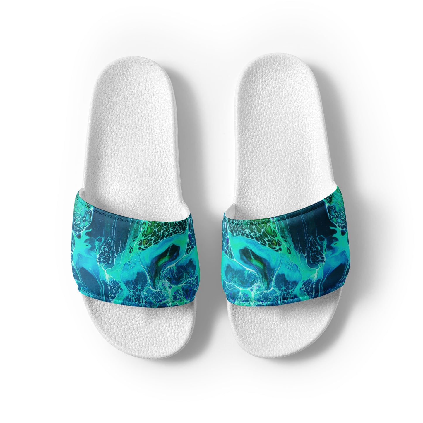 Women's Slides - Fluid Art Design - FA-012B-2