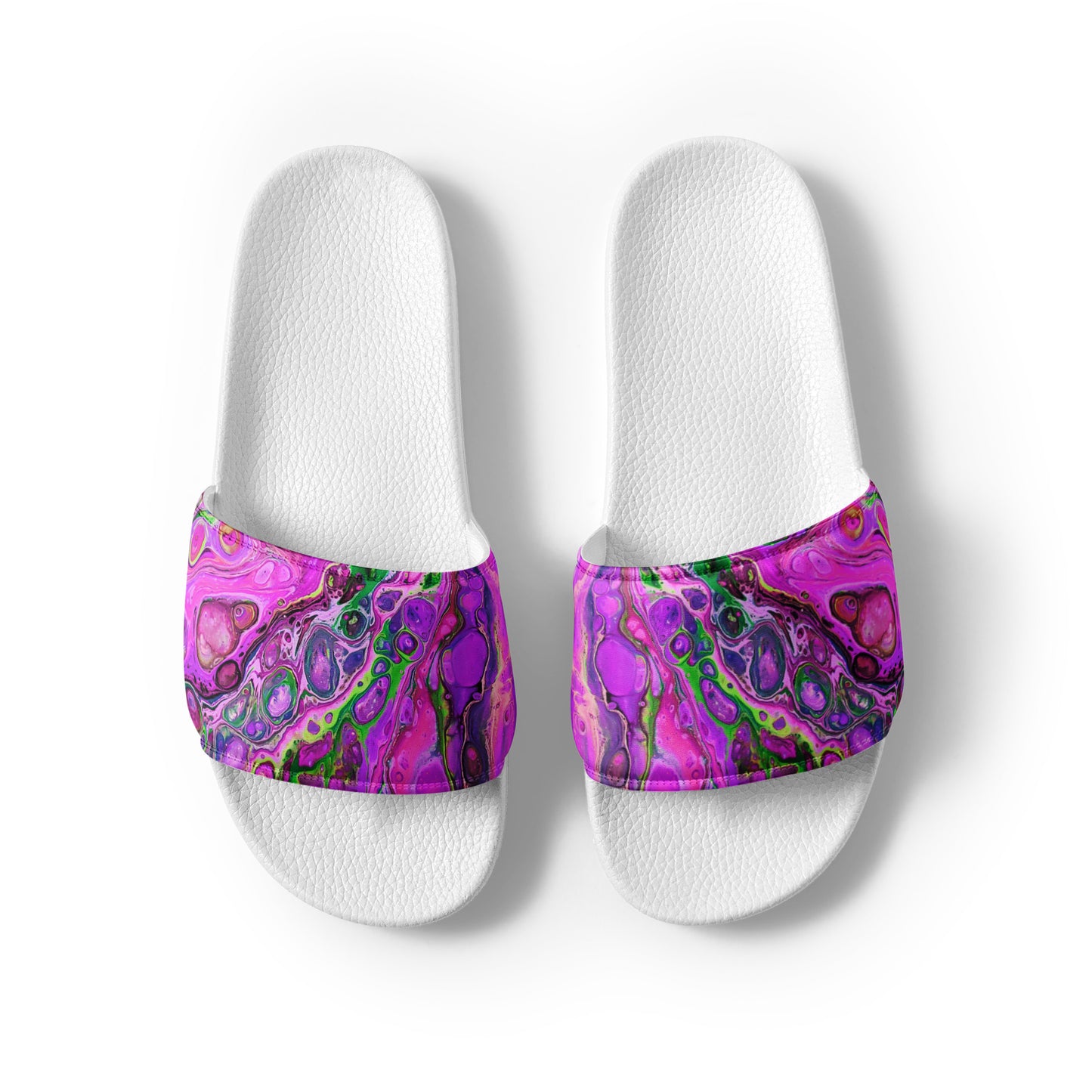 Women's Slides - Fluid Art Design - FA-011D-1