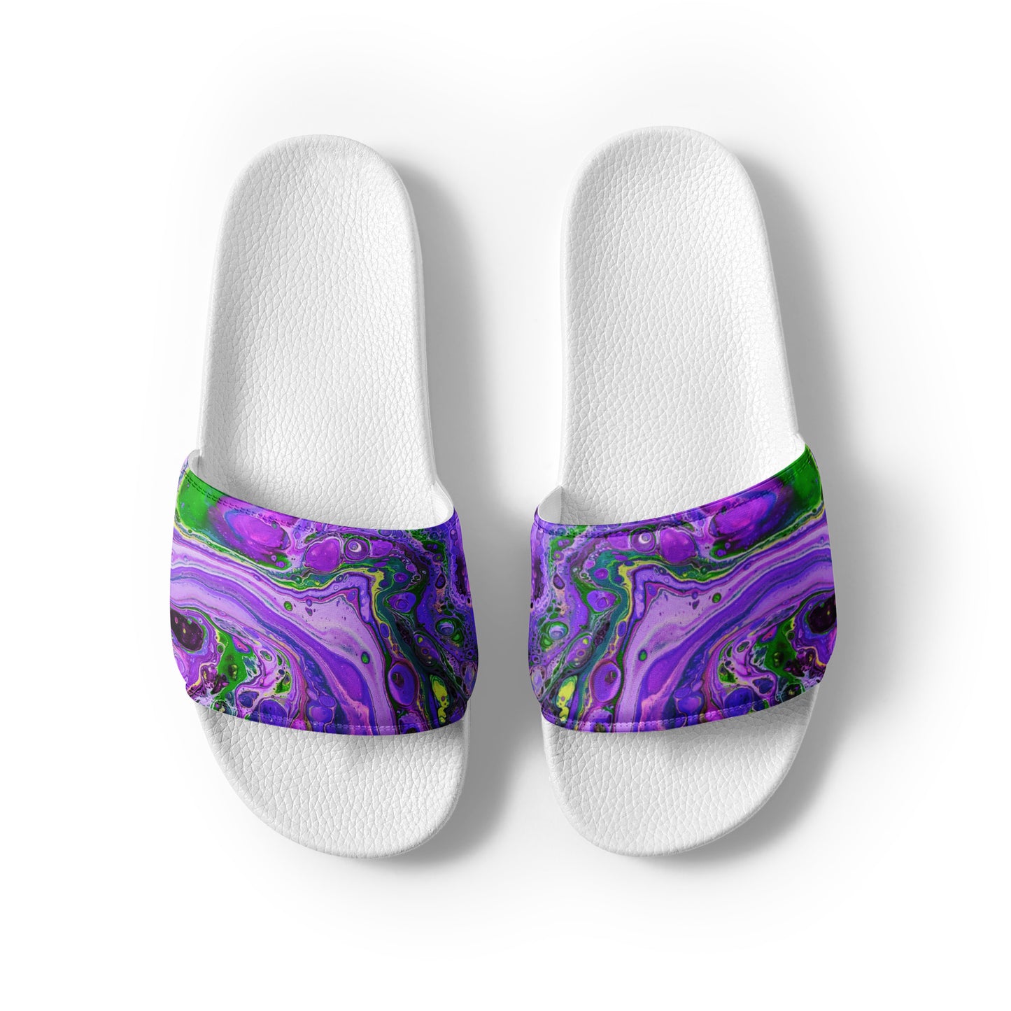 Women's Slides - Fluid Art Design - FA-011C-1