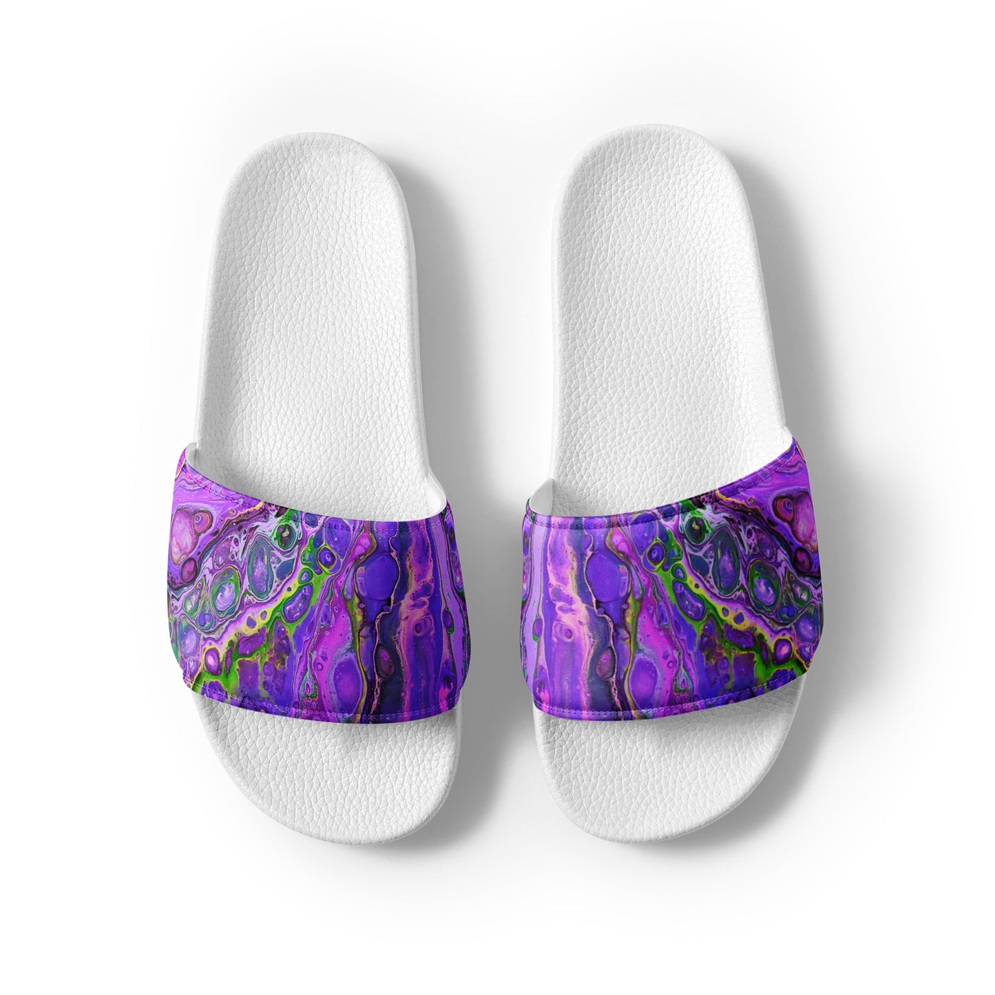 Women's Slides - Fluid Art Design - FA-011C-2