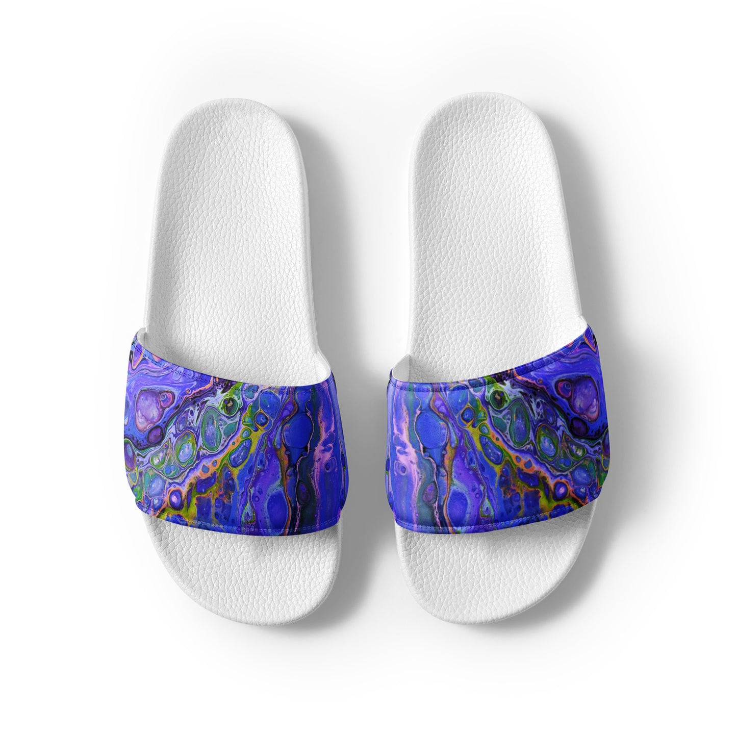 Women's Slides - Fluid Art Design - FA-011B-2