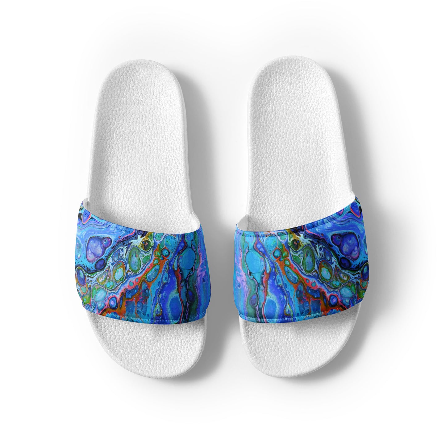 Women's Slides - Fluid Art Design - FA-011A-2