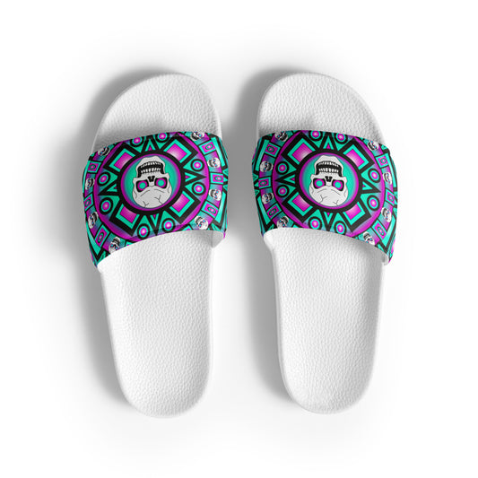 Women's Slides -  Skull Design - SW-001B