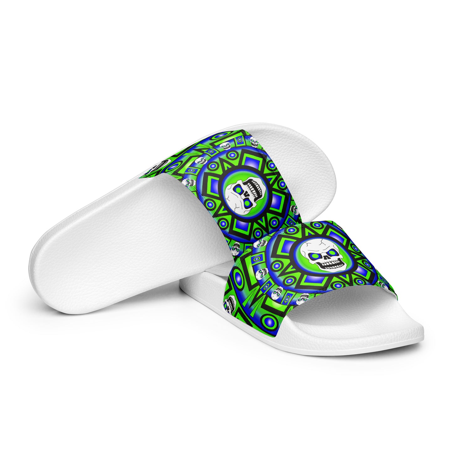 Women's Slides - Skull Design - SW-001D