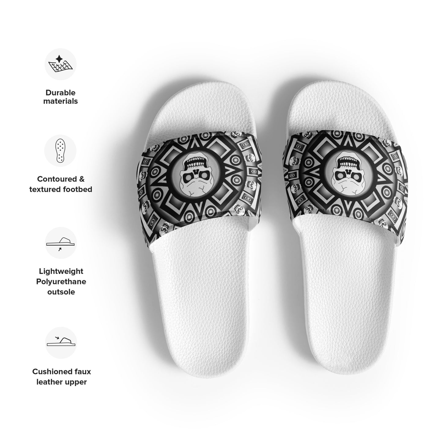 Women's Slides - Skull Design - SW-001I