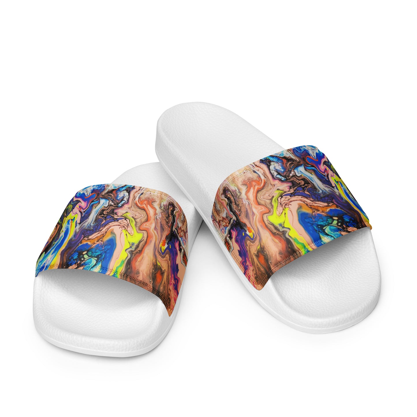 Women's Slides - Fluid Art Design - FA-019B