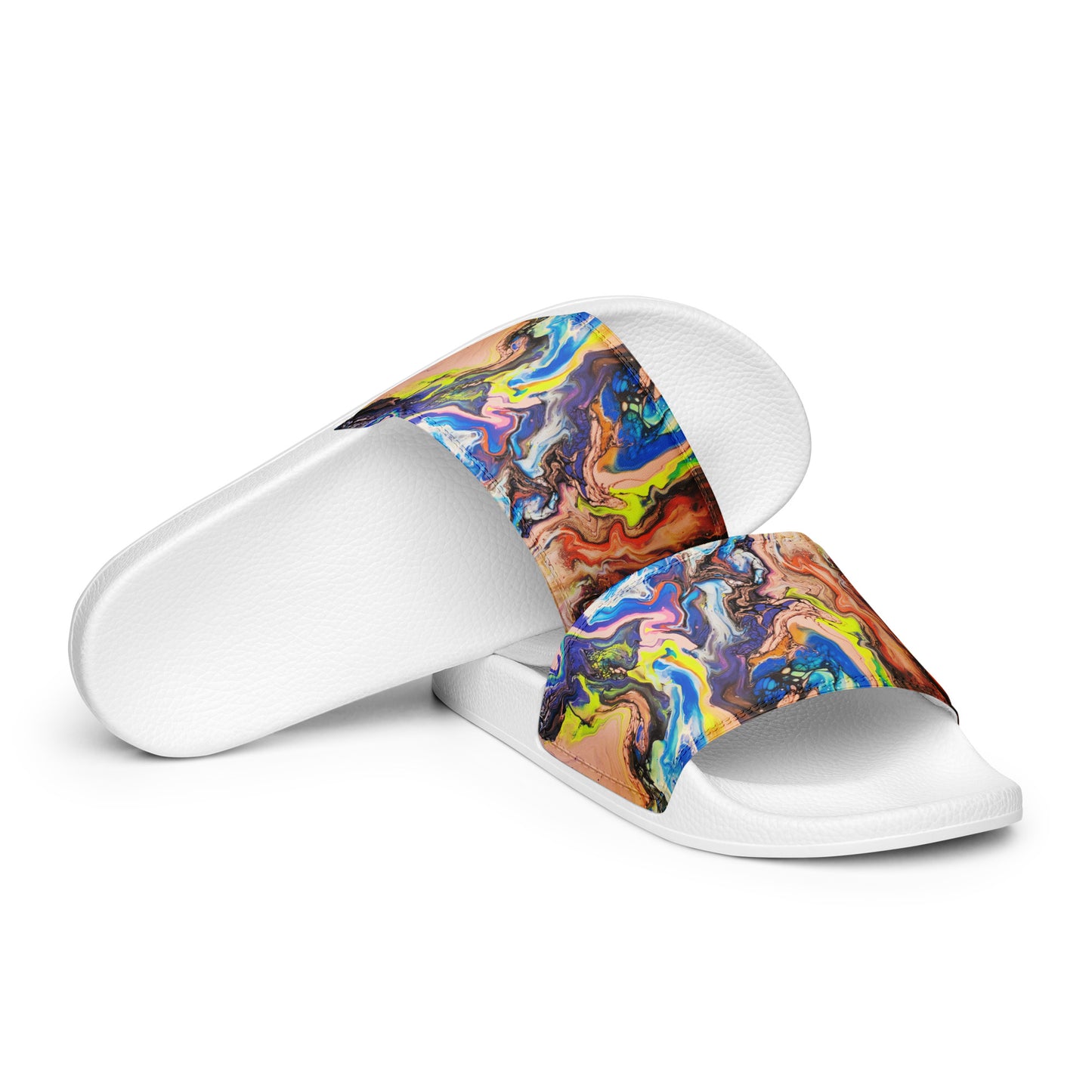 Women's Slides - Fluid Art Design - FA-019B