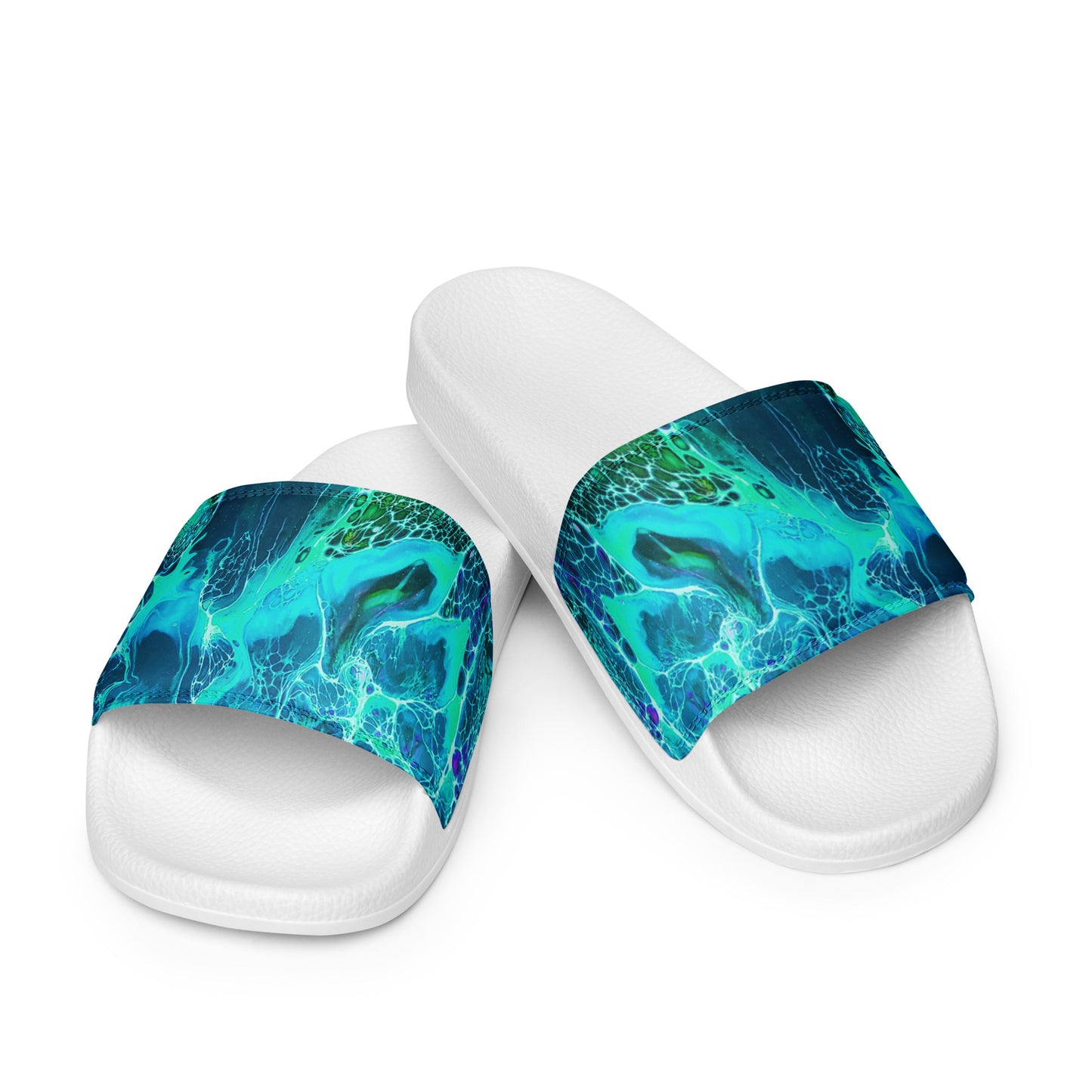 Women's Slides - Fluid Art Design - FA-012B-2