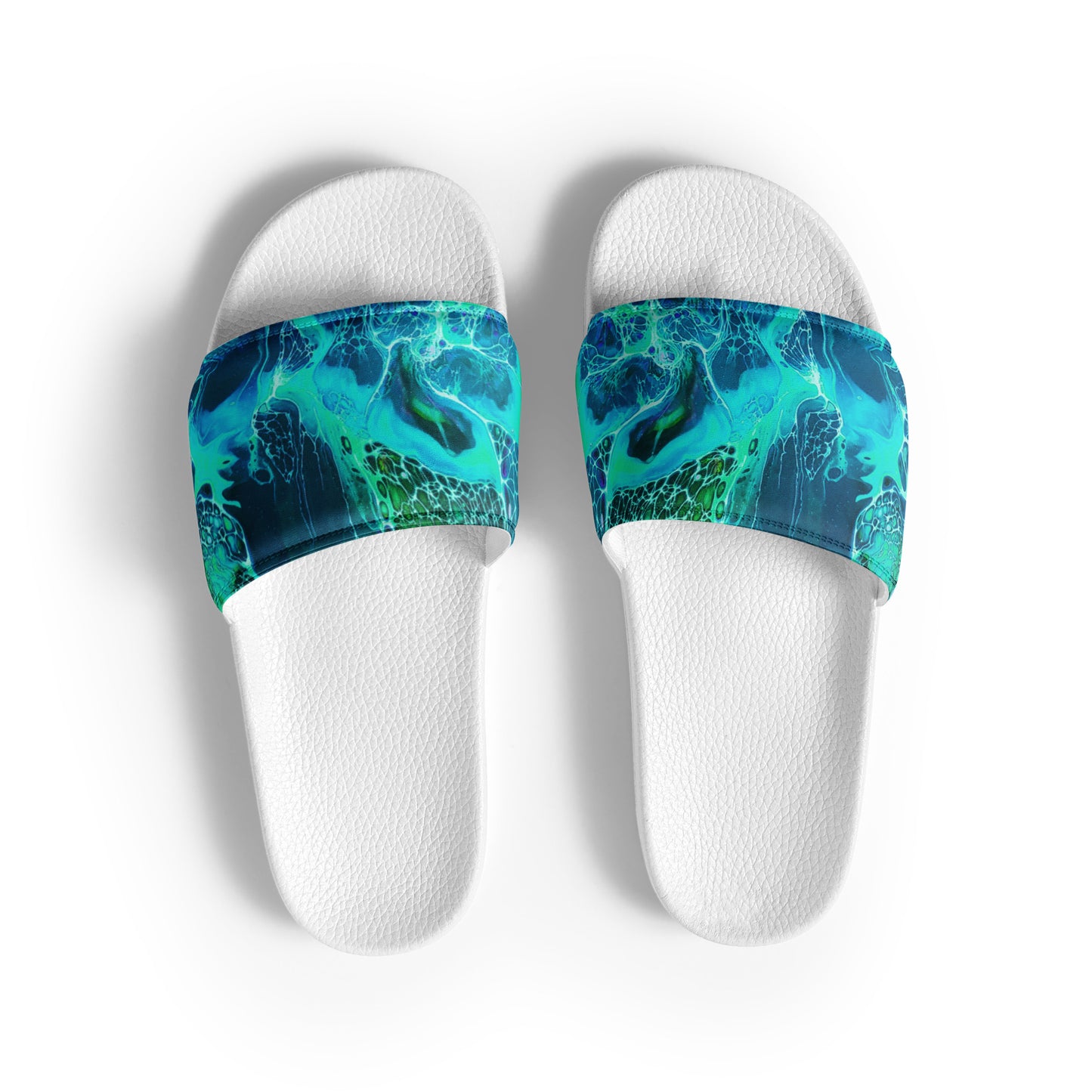 Women's Slides - Fluid Art Design - FA-012B-2