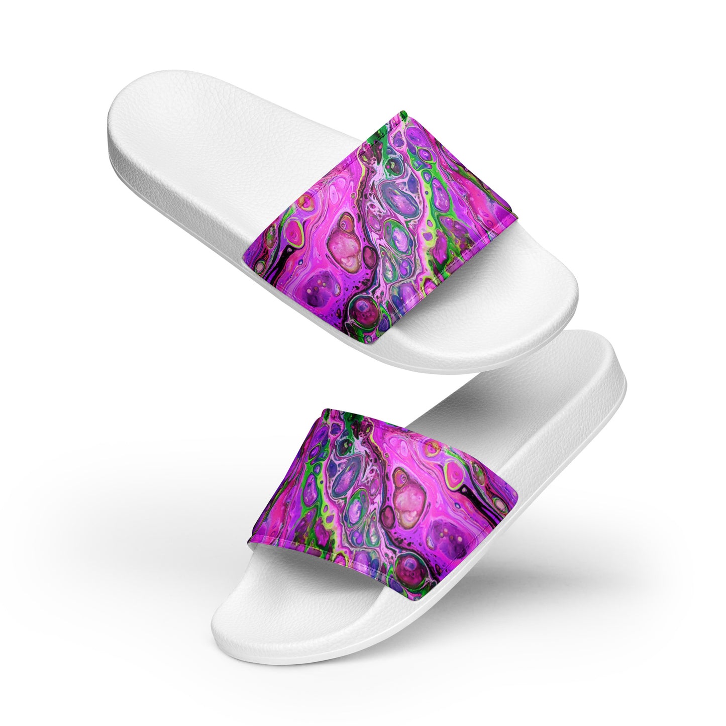 Women's Slides - Fluid Art Design - FA-011D-1